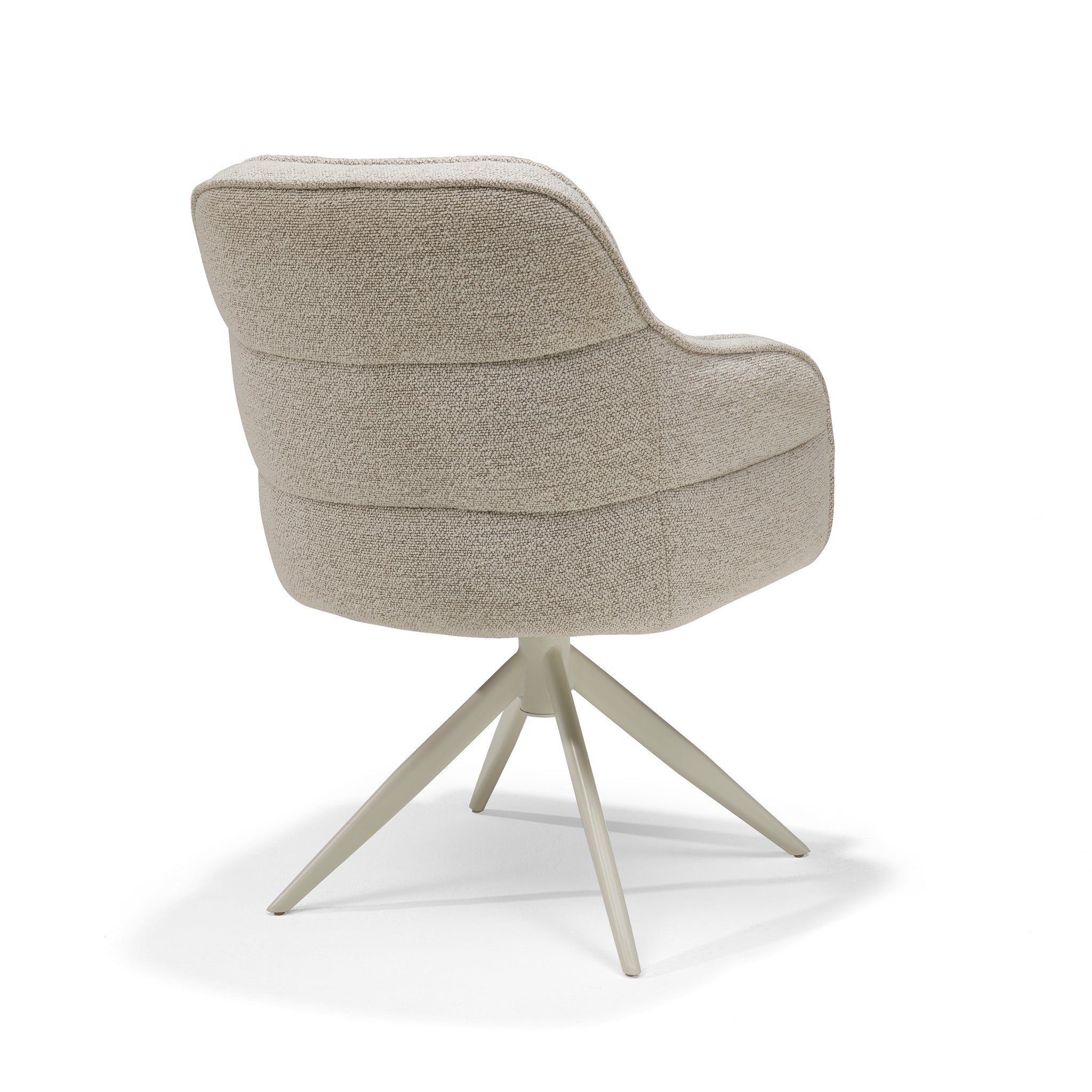 Atlanta armstoel, stof Alpine #01 naturel - 360° draaibaar frame, beige P03