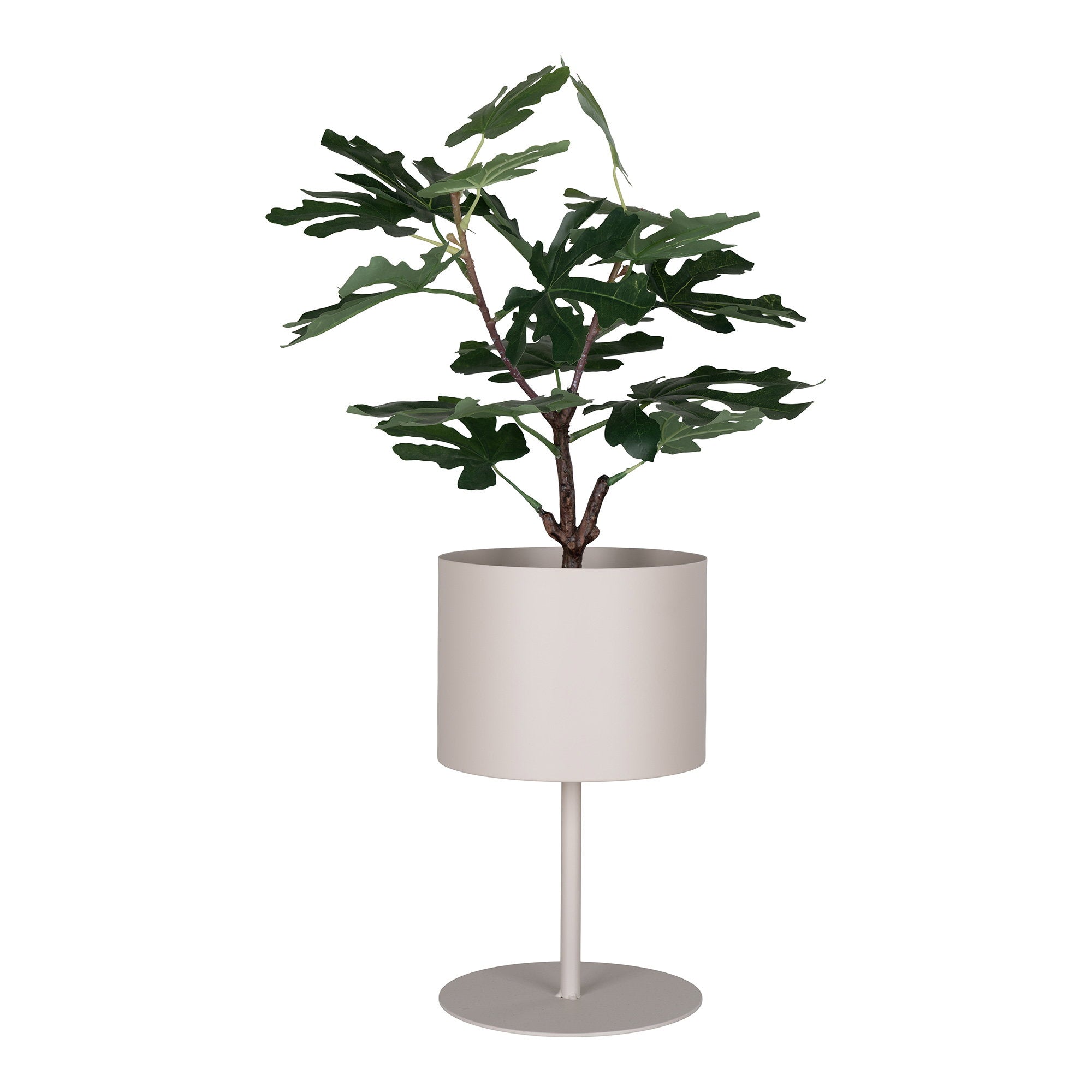 Trofa Flower Stand - bloemenstandaard, staal, zandkleurig ø21,5x36 cm