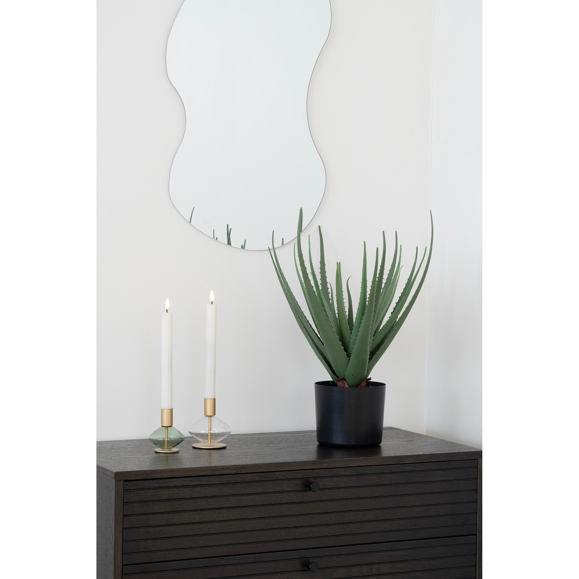 Aloë vera - kunstplant, groen H:51 cm