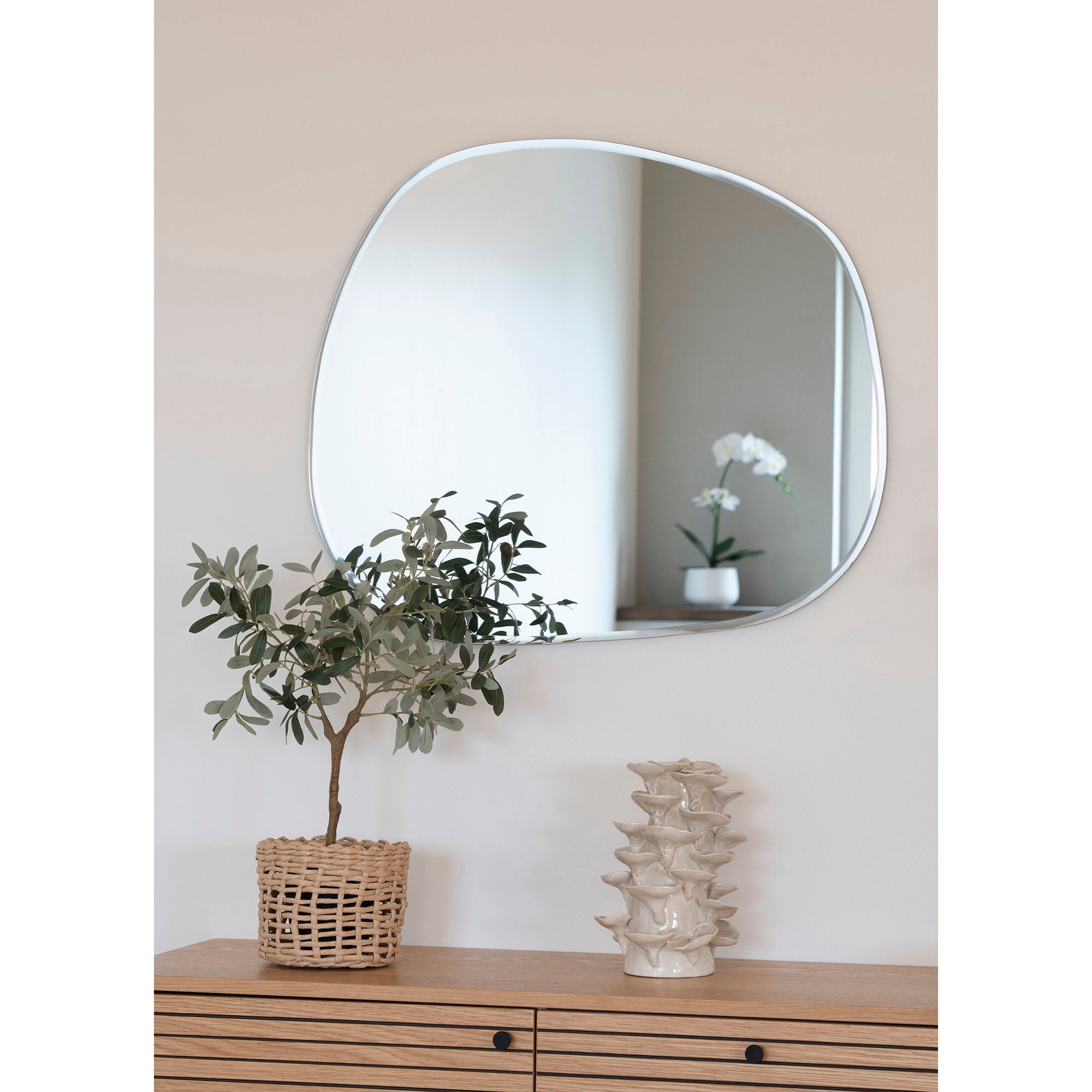 Olijfboom - kunstplant, groen H:61 cm