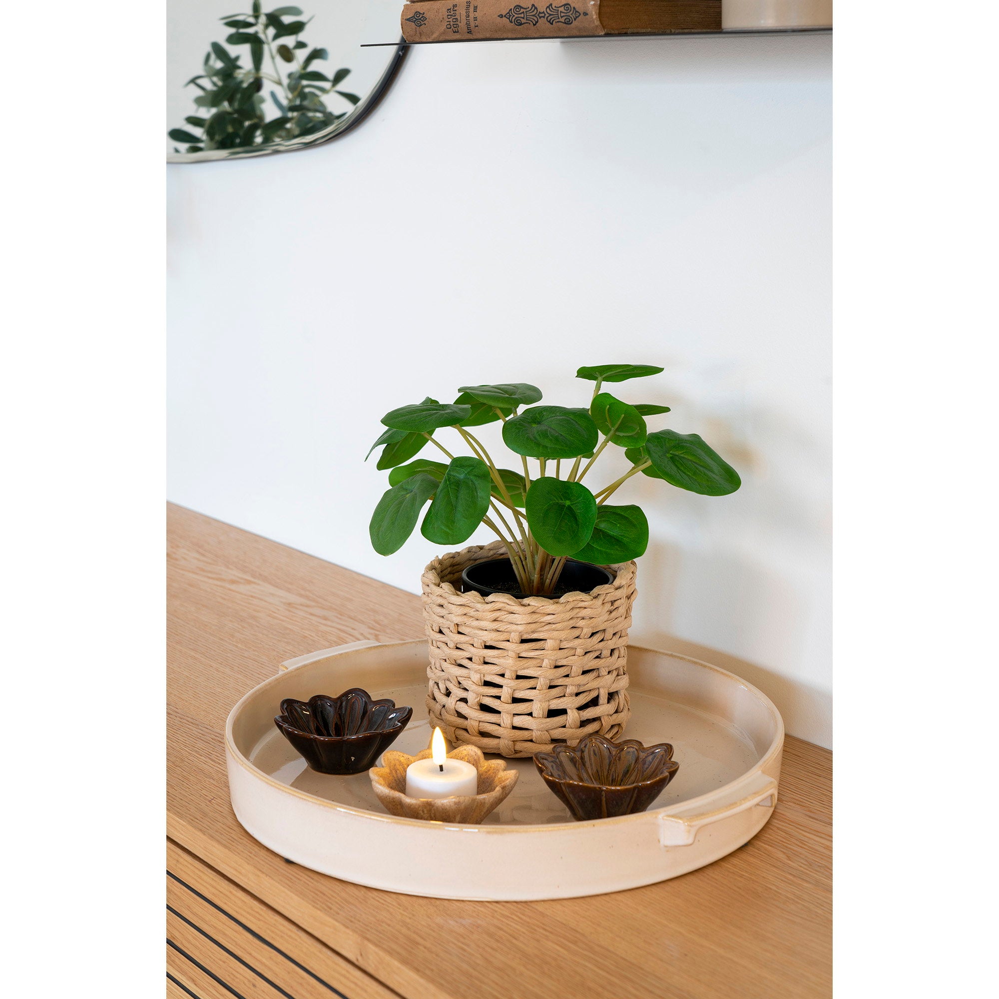 Pelia - Kunstplant, groen H:28 cm