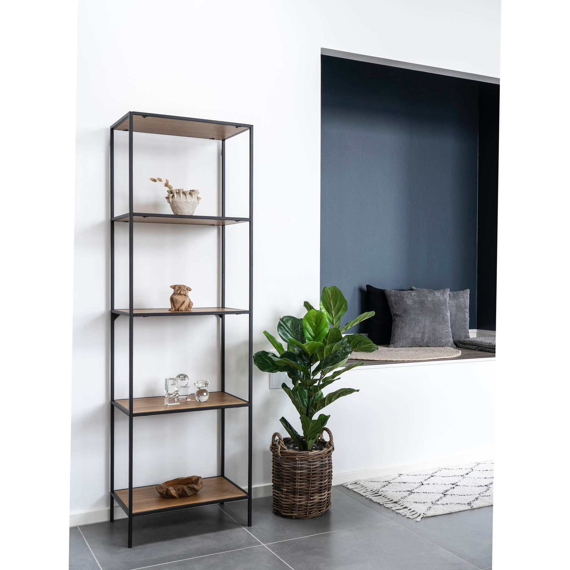 Vioolbladplant - Kunstplant, groen H:100 cm