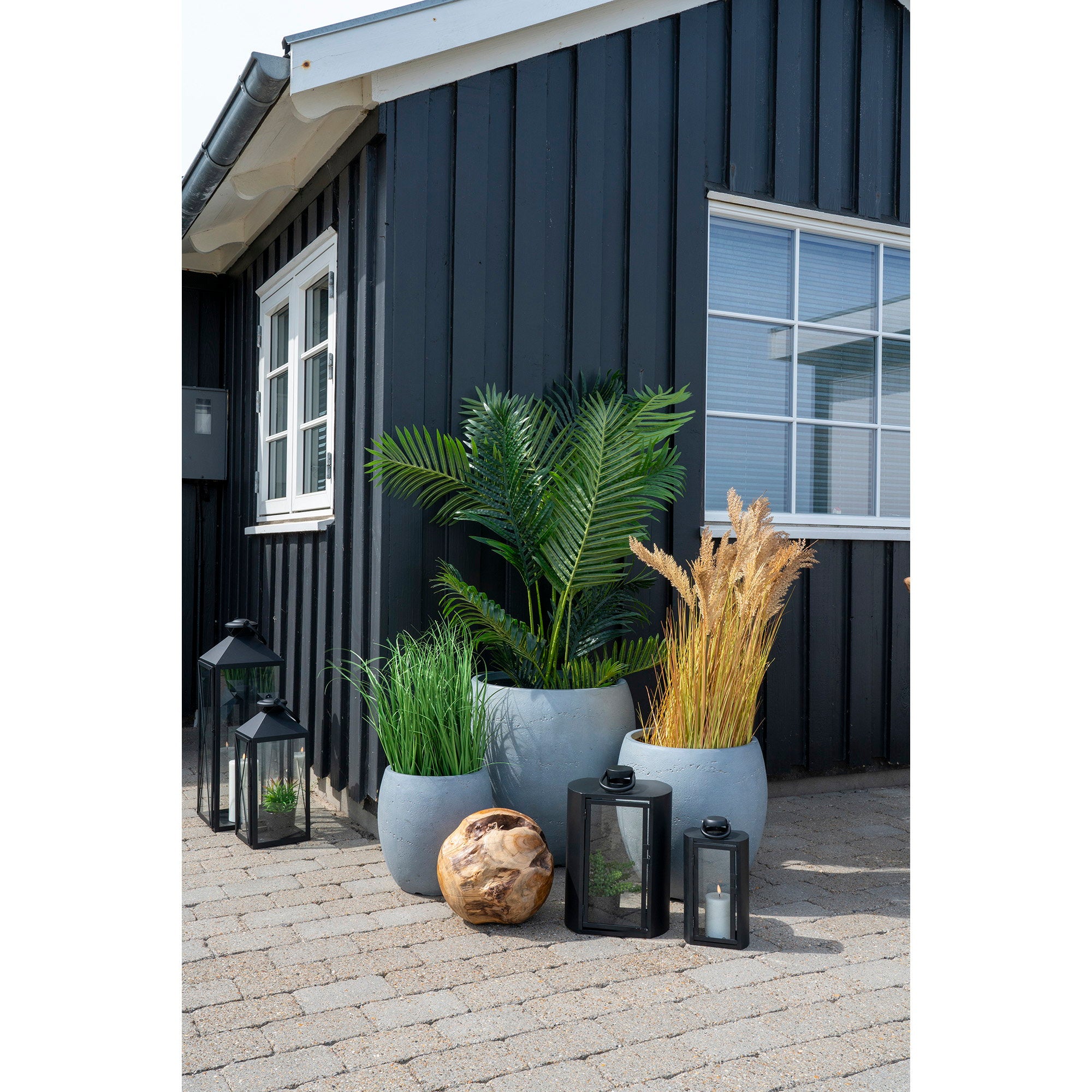 Areca-palm - kunstpalm, groen H:175 cm