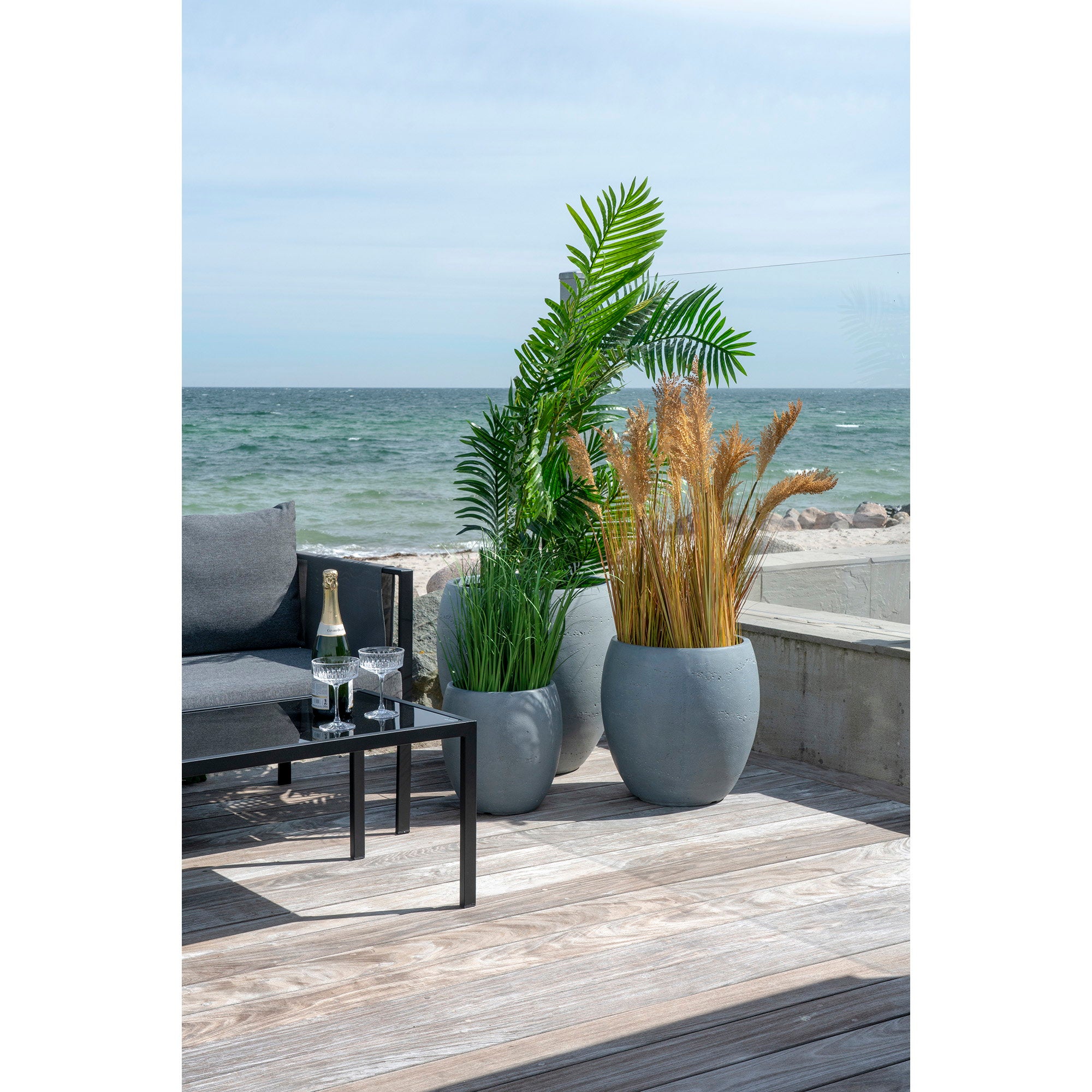 Areca-palm - kunstpalm, groen H:175 cm