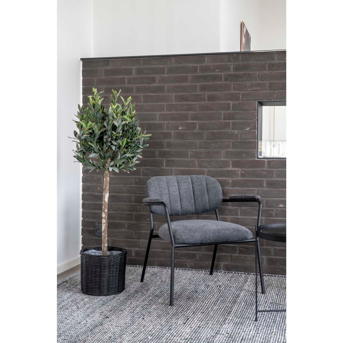 Olijfboom - kunstboom, groen H:120 cm