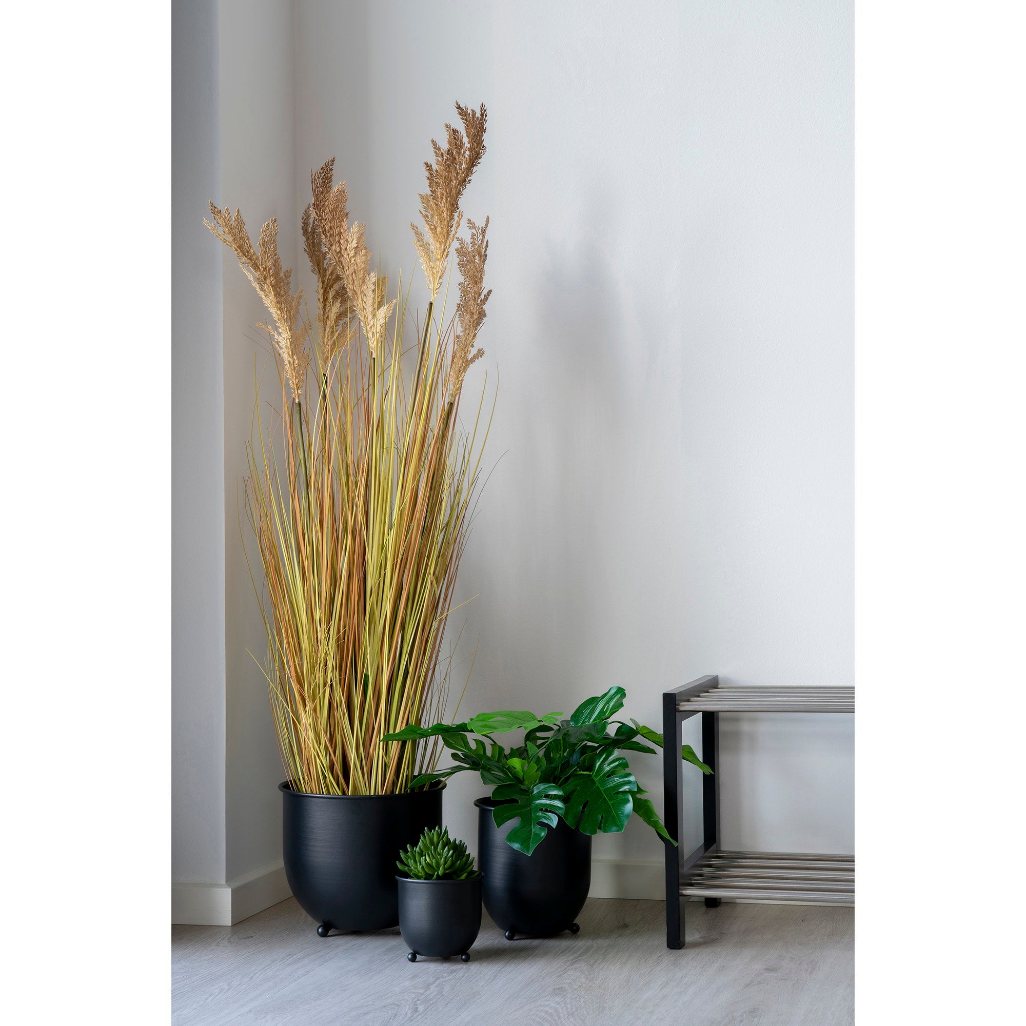 Sorghumgras - kunstplant, naturel H:110 cm