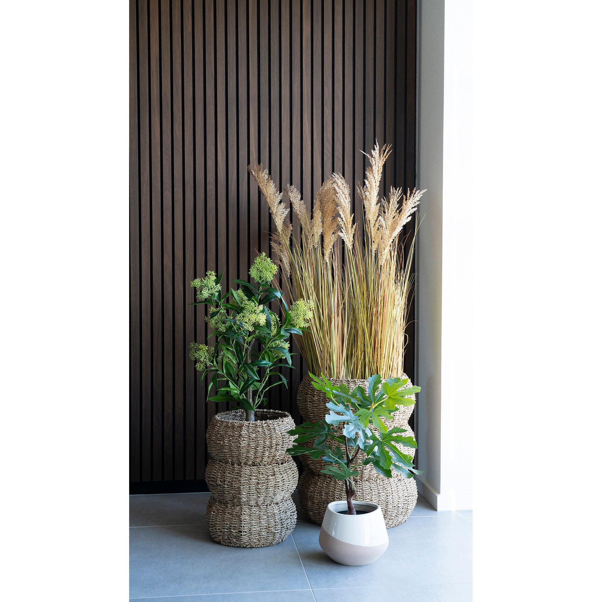 Vijgenboom - Kunstplant, groen H:60 cm