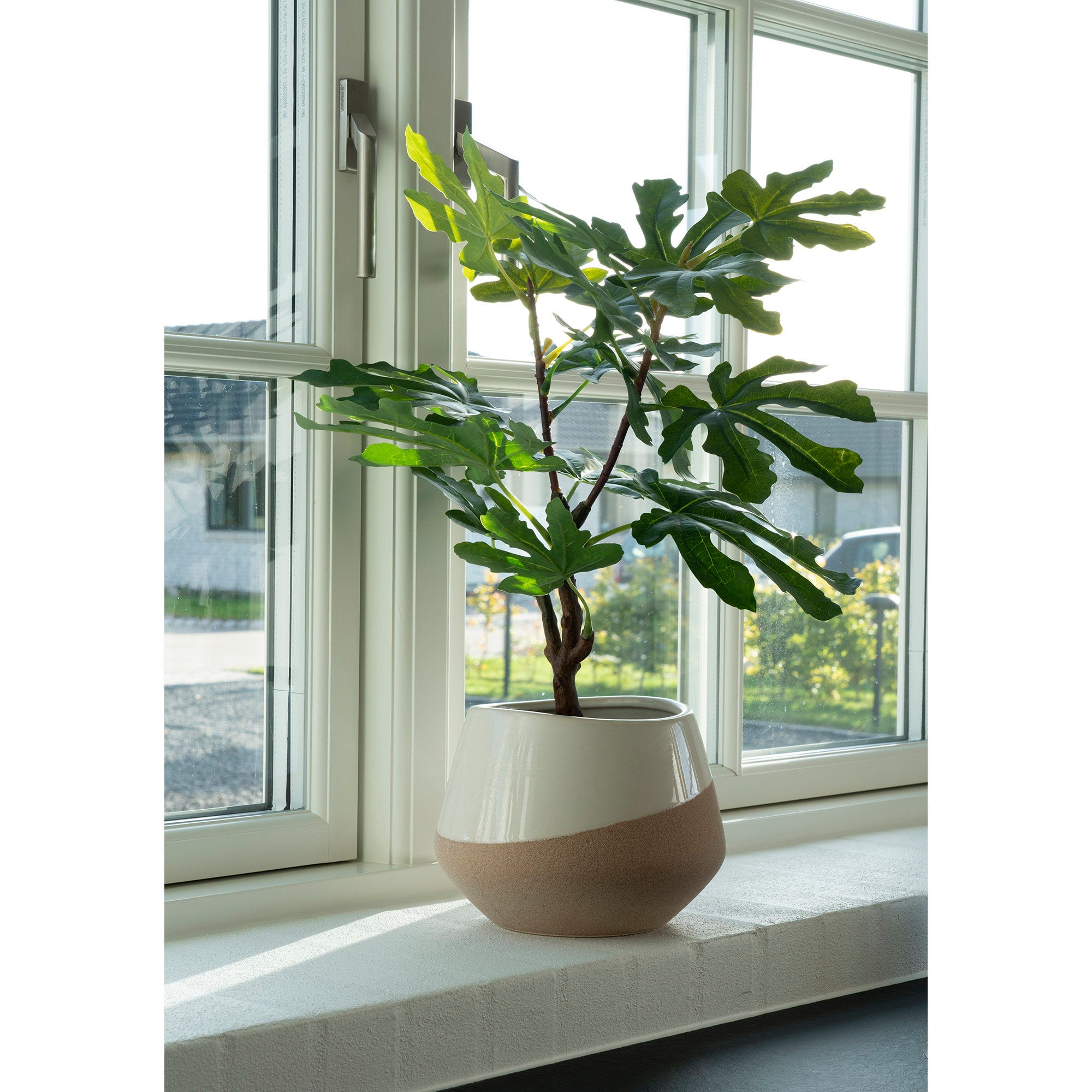 Vijgenboom - Kunstplant, groen H:60 cm
