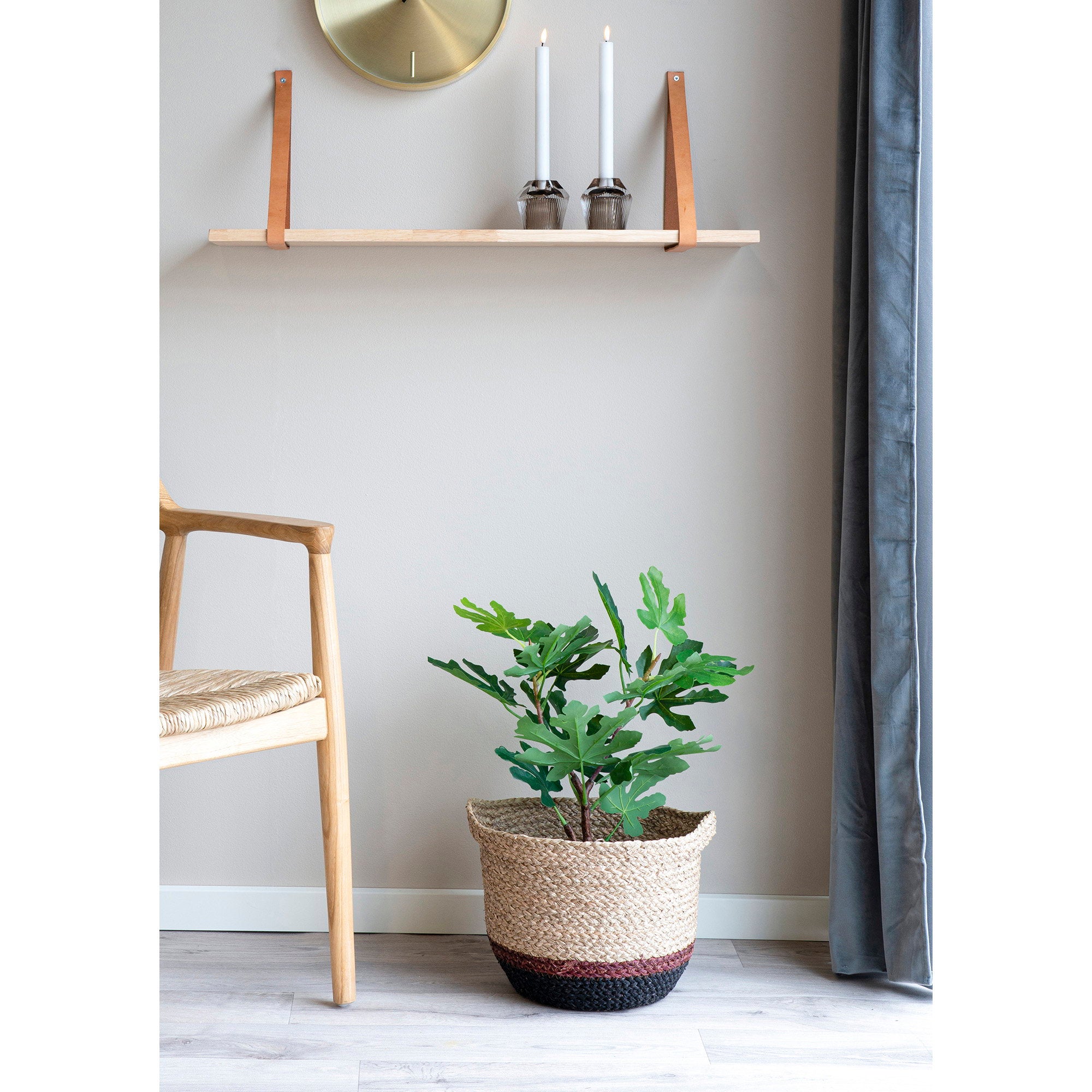 Vijgenboom - Kunstplant, groen H:60 cm