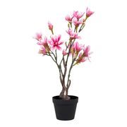 Magnoliaboom - kunstplant, roze H:75 cm