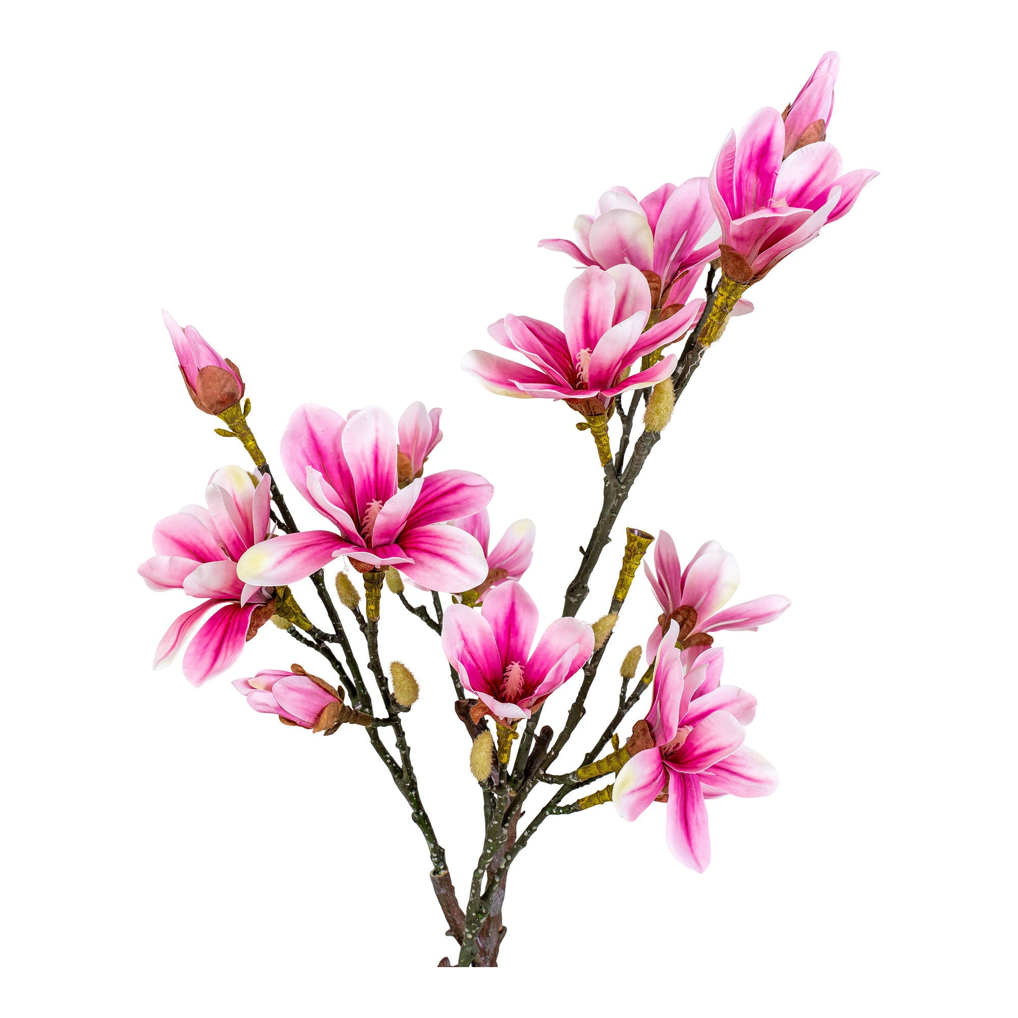 Magnoliaboom - kunstplant, roze H:75 cm
