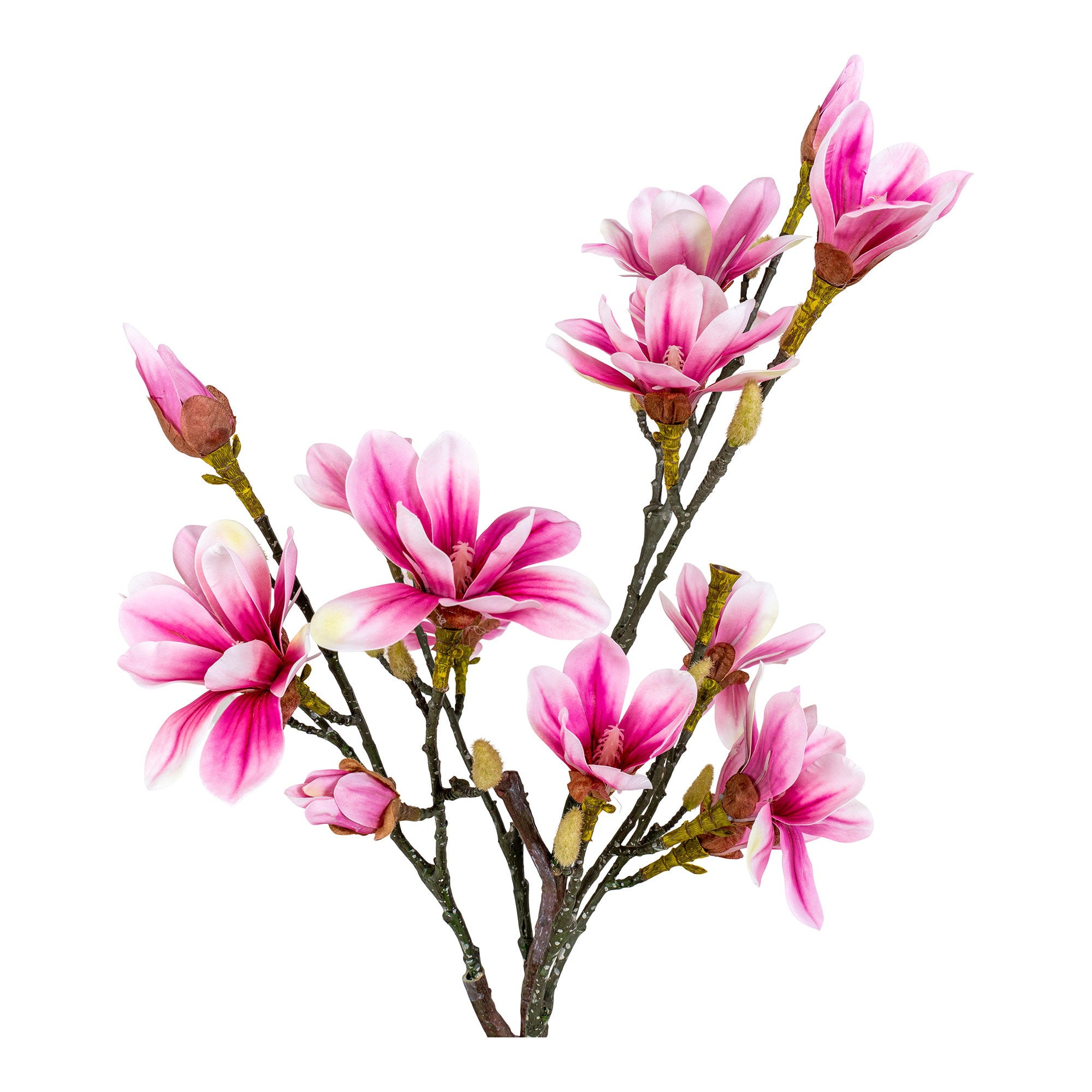 Magnoliaboom - kunstplant, roze H:75 cm