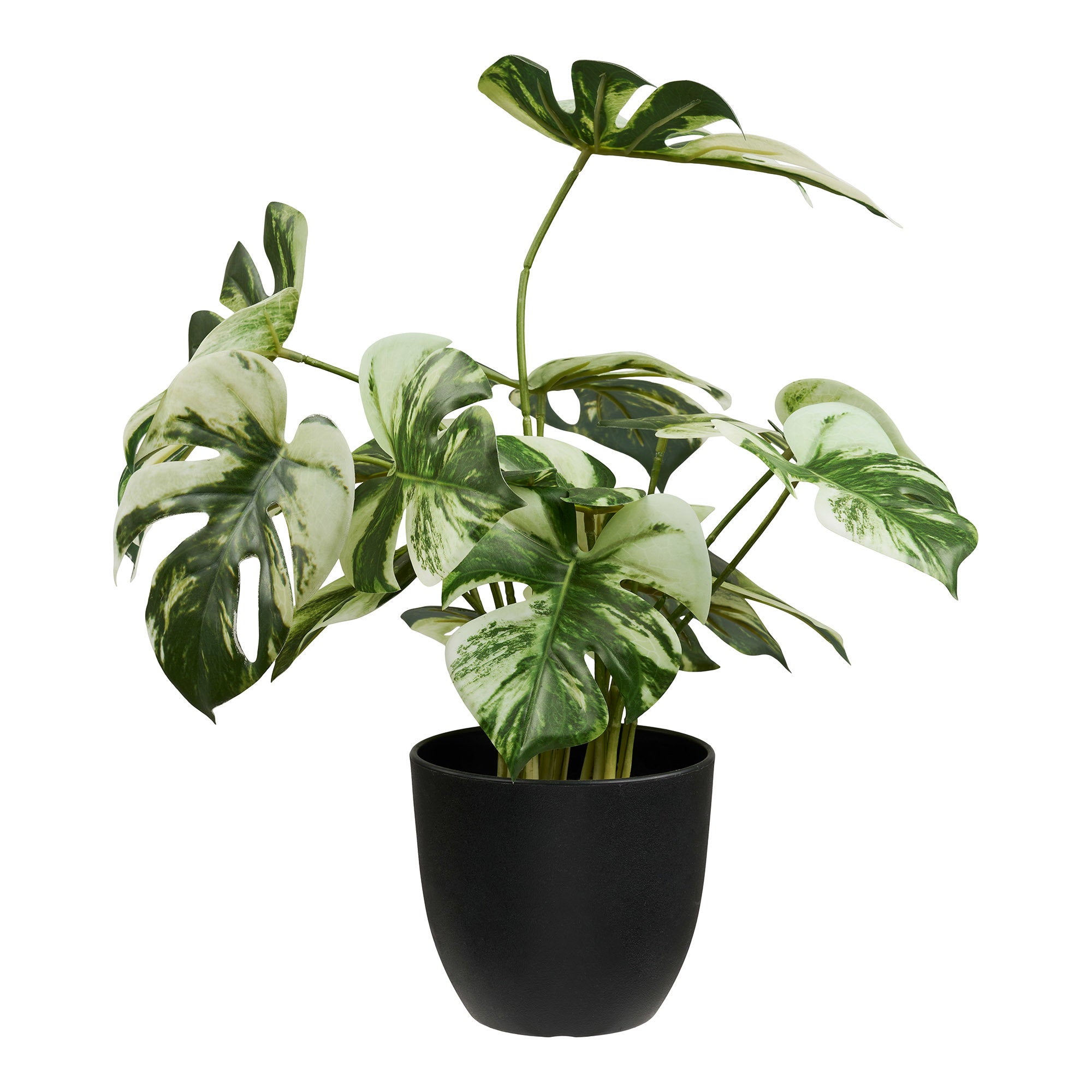 Monstera - kunstplant, groen H:43 cm
