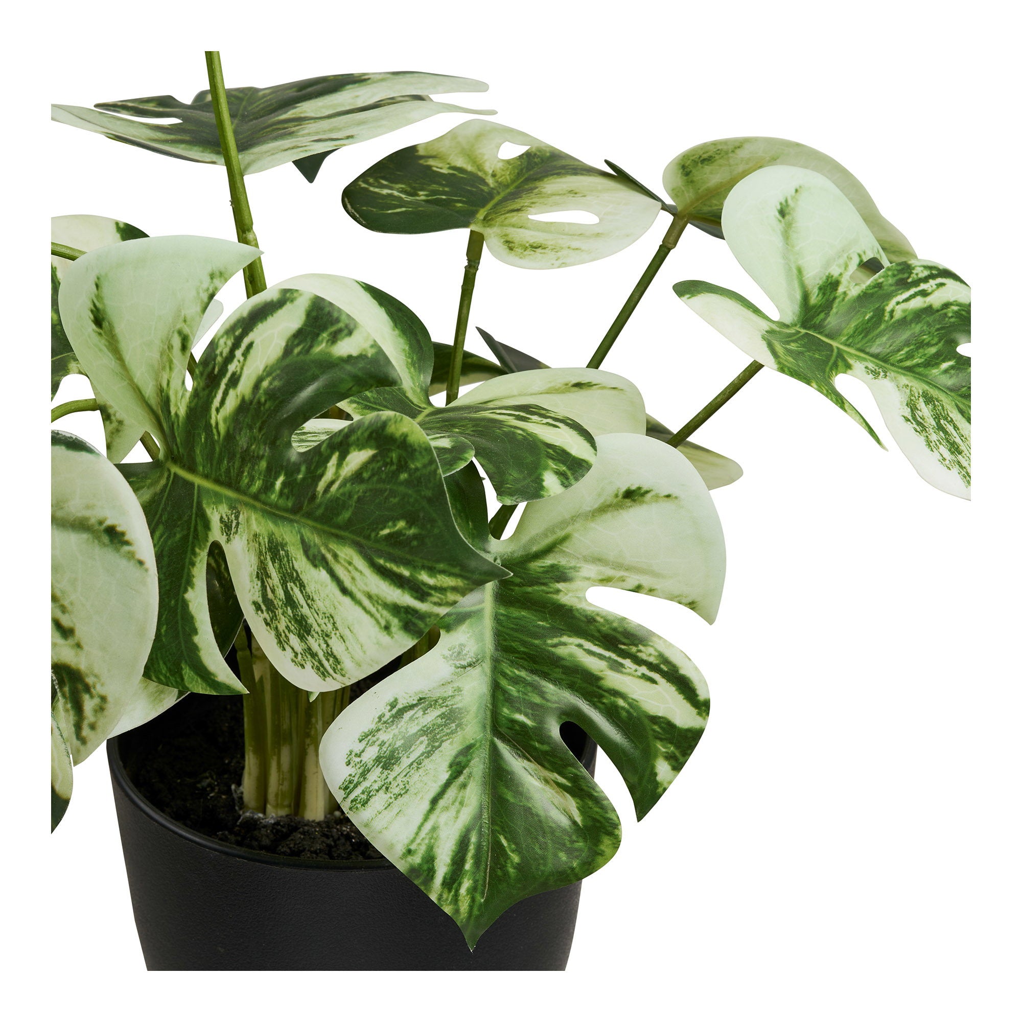Monstera - kunstplant, groen H:43 cm