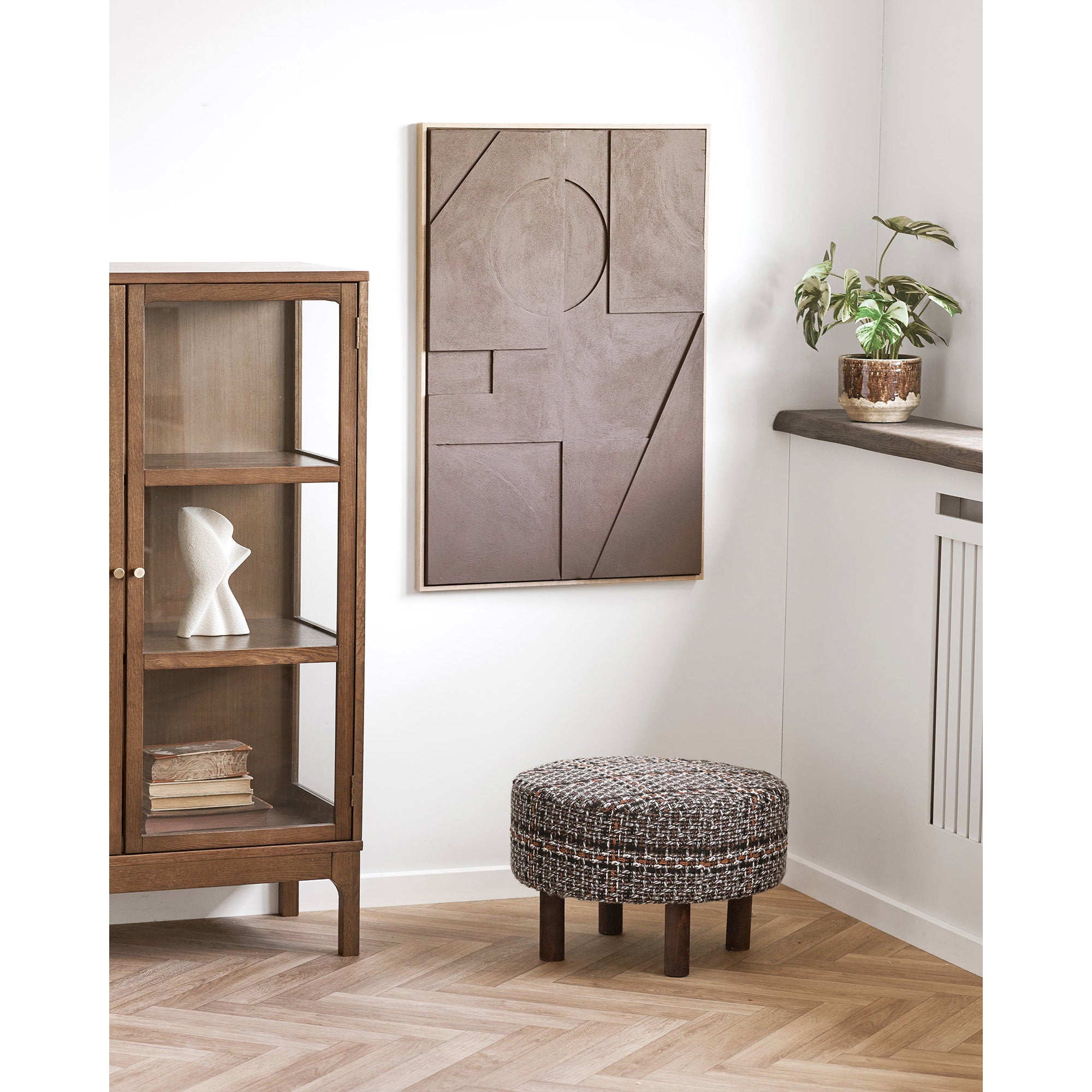 Monstera - kunstplant, groen H:43 cm