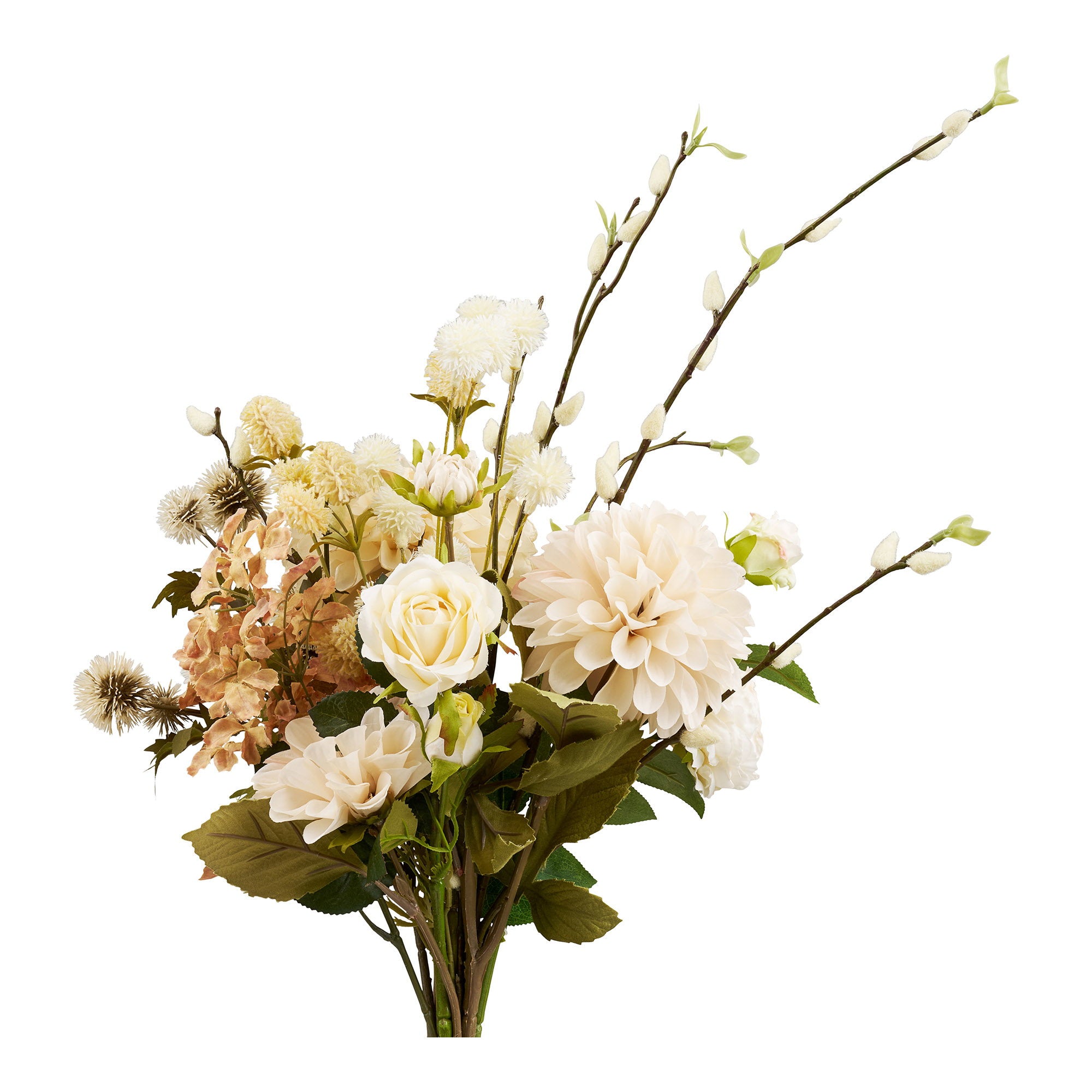 Caffè Latte Bouquet - boeket, kunstbloemen, mix