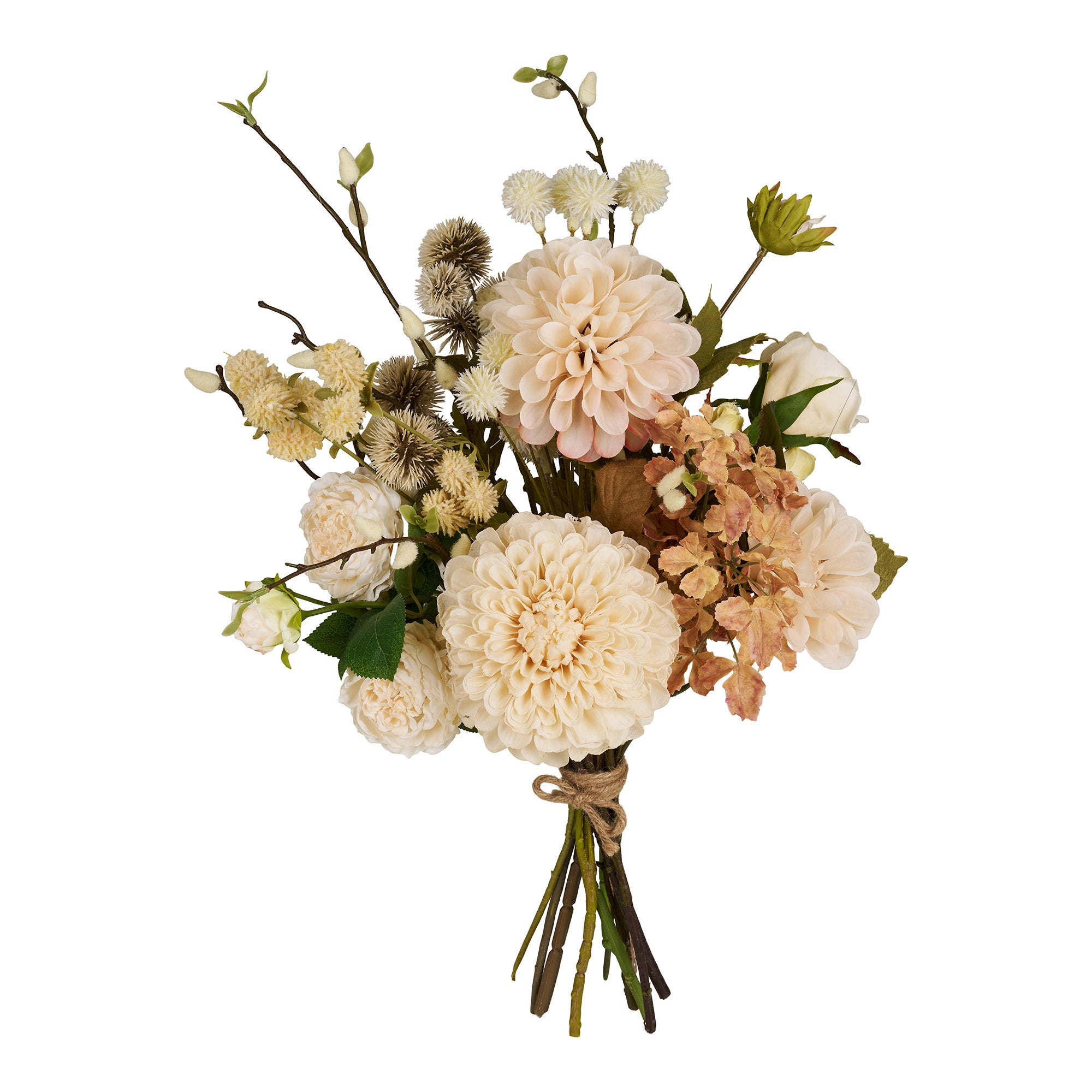 Caffè Latte Bouquet - boeket, kunstbloemen, mix