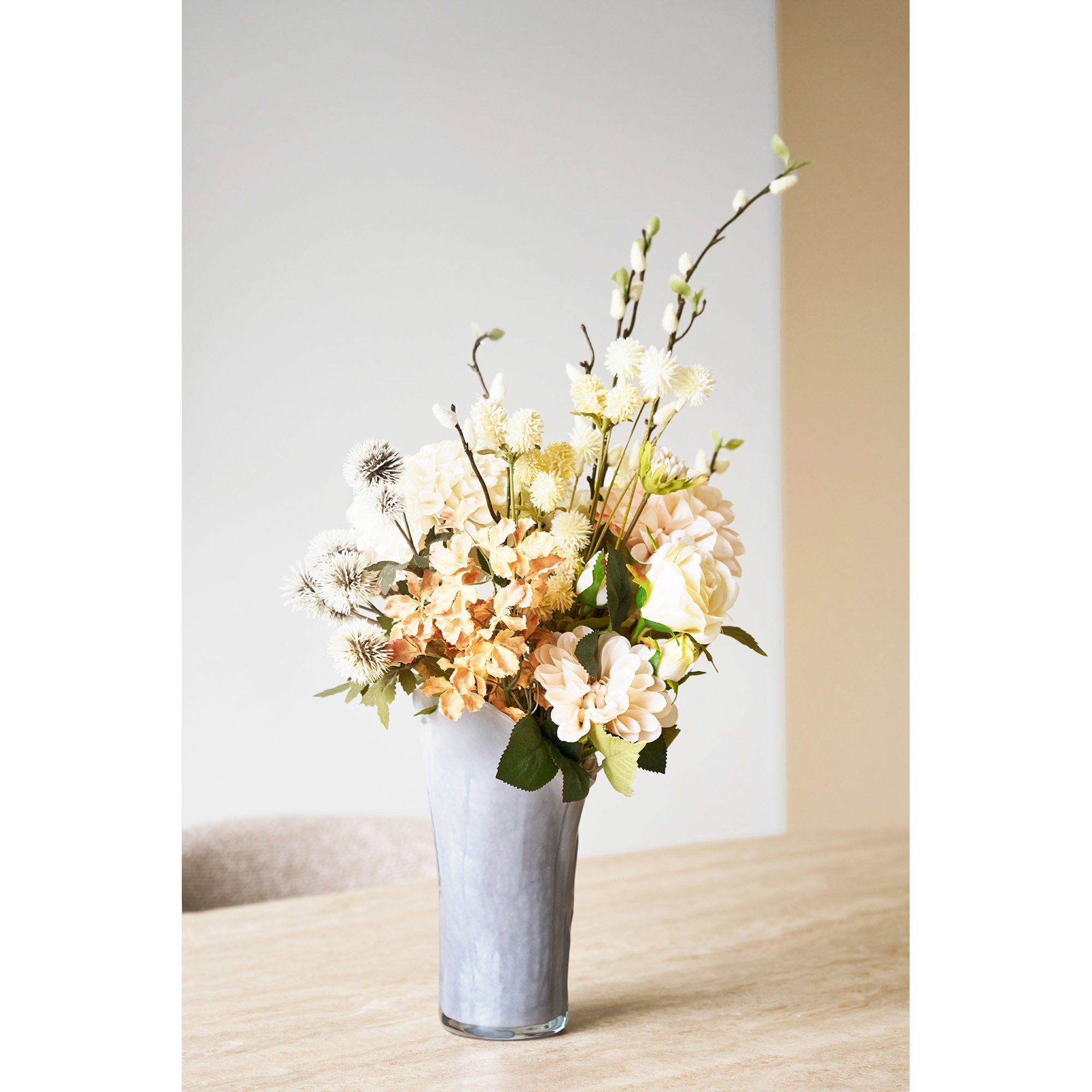 Caffè Latte Bouquet - boeket, kunstbloemen, mix