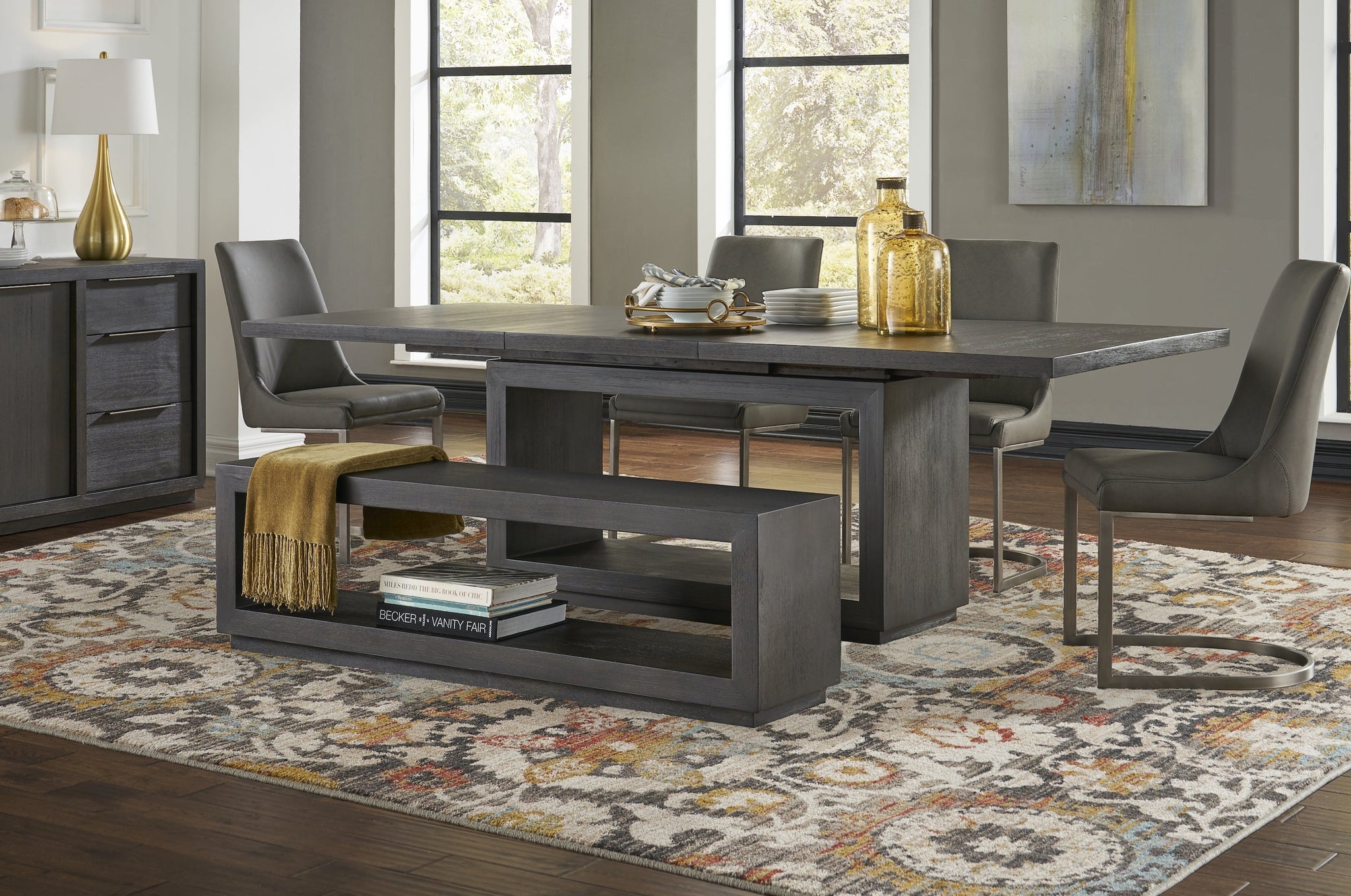 Oxford dressoir in basaltgrijs