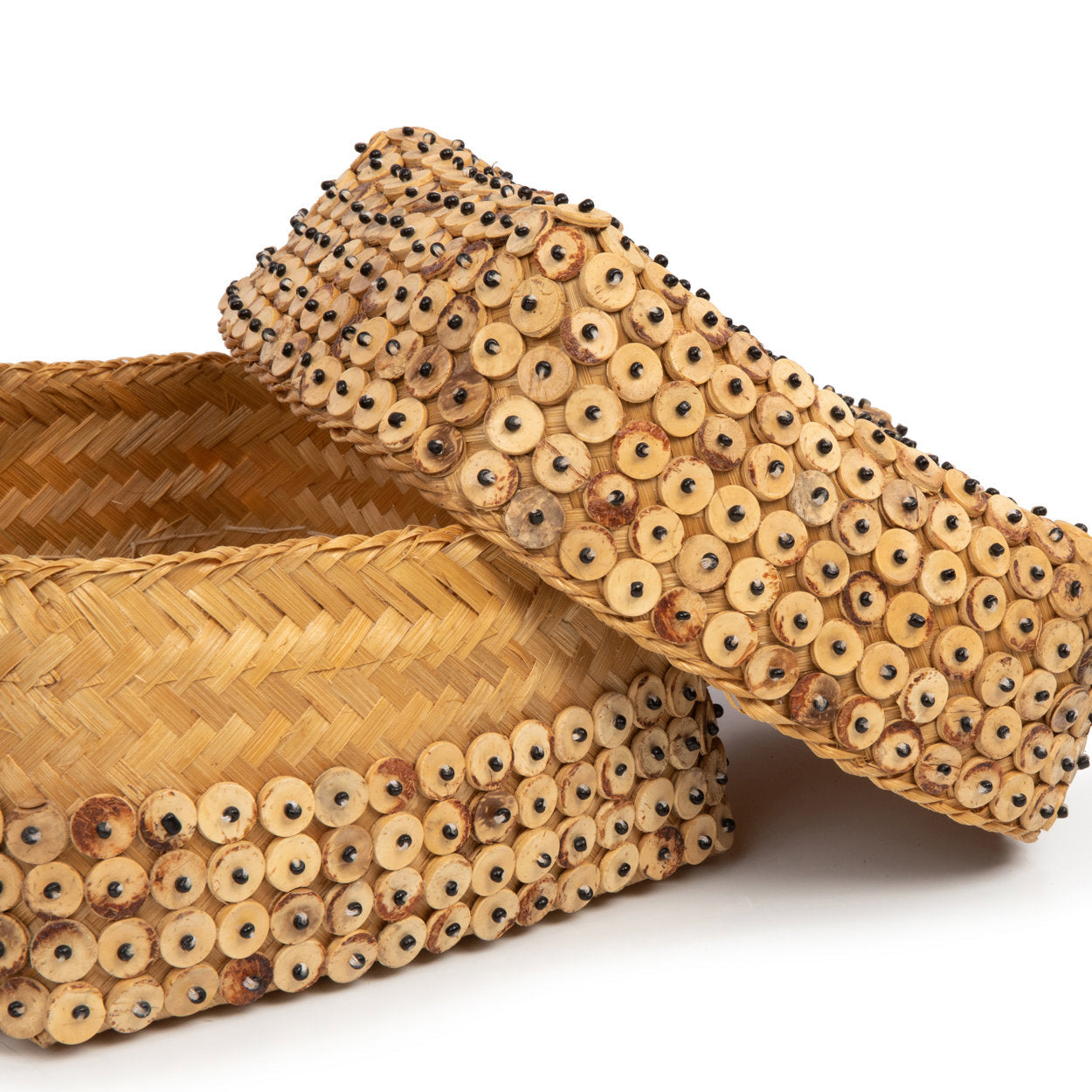 De mand van kokosschaal - Naturel - L