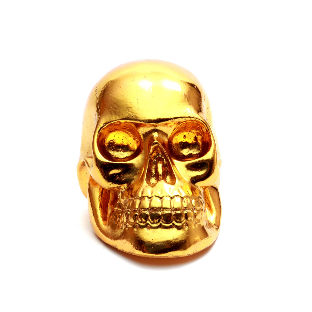 Gouden hars schedel S
