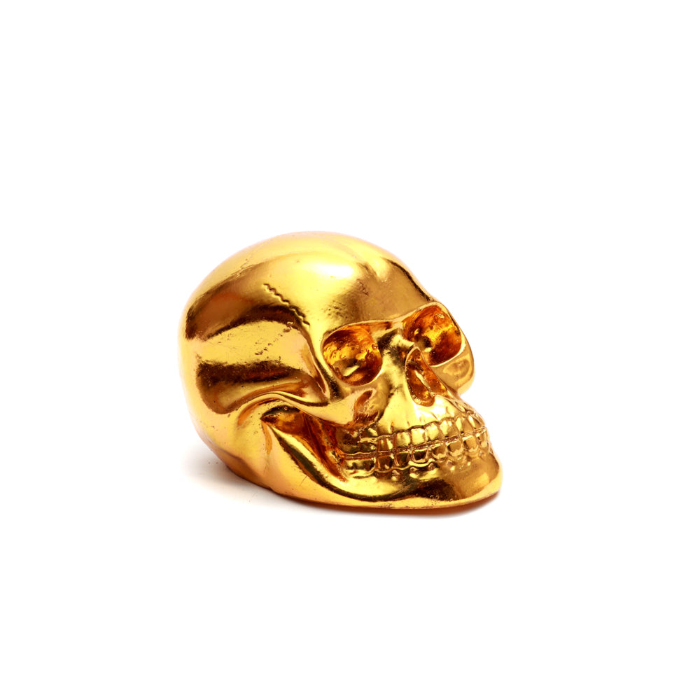 Gouden hars schedel S