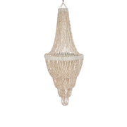 De Oceantoren schelpenkroonluchter - naturel - L