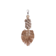 De Komodo Leaf-sleutelhanger - naturel