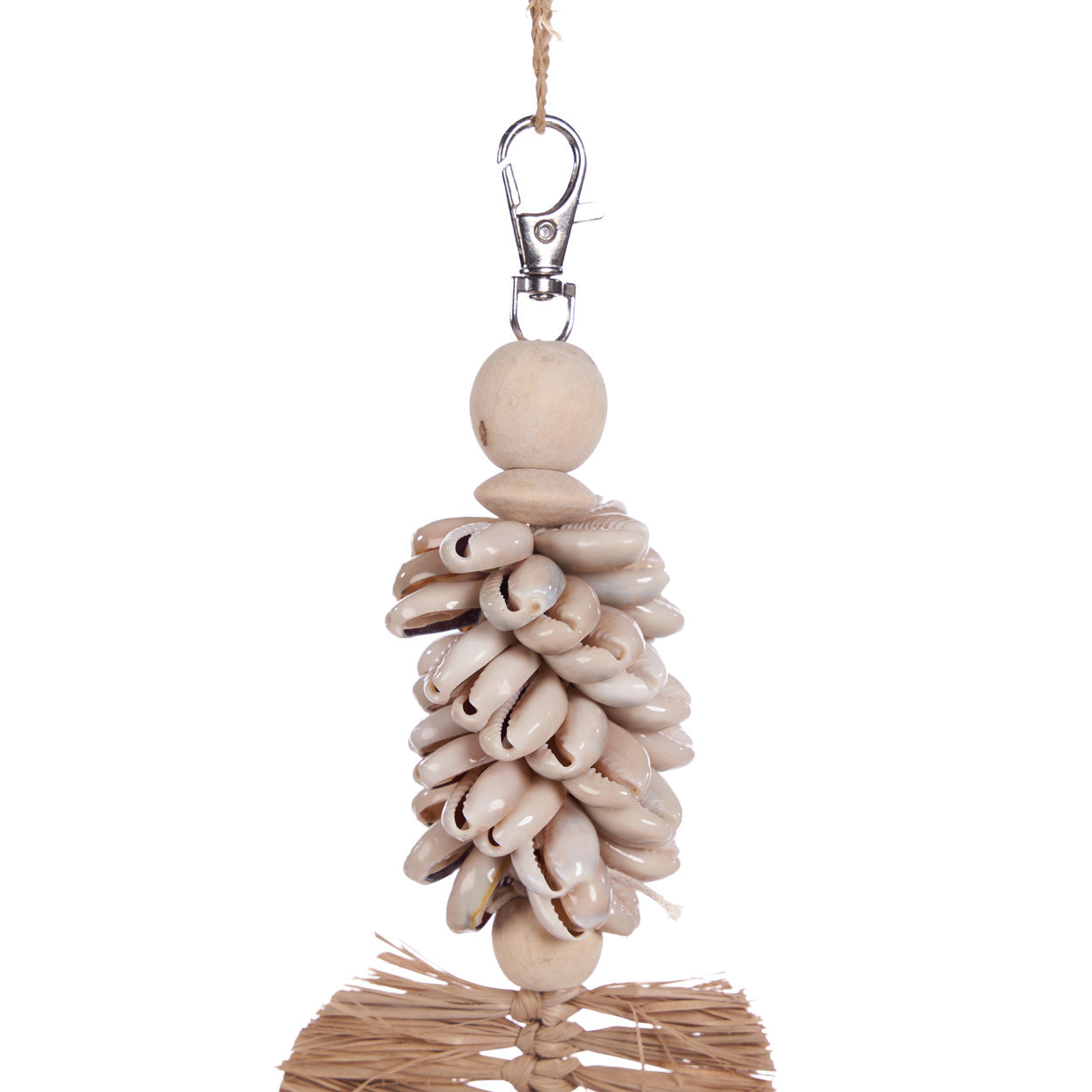 De Komodo Leaf-sleutelhanger - naturel