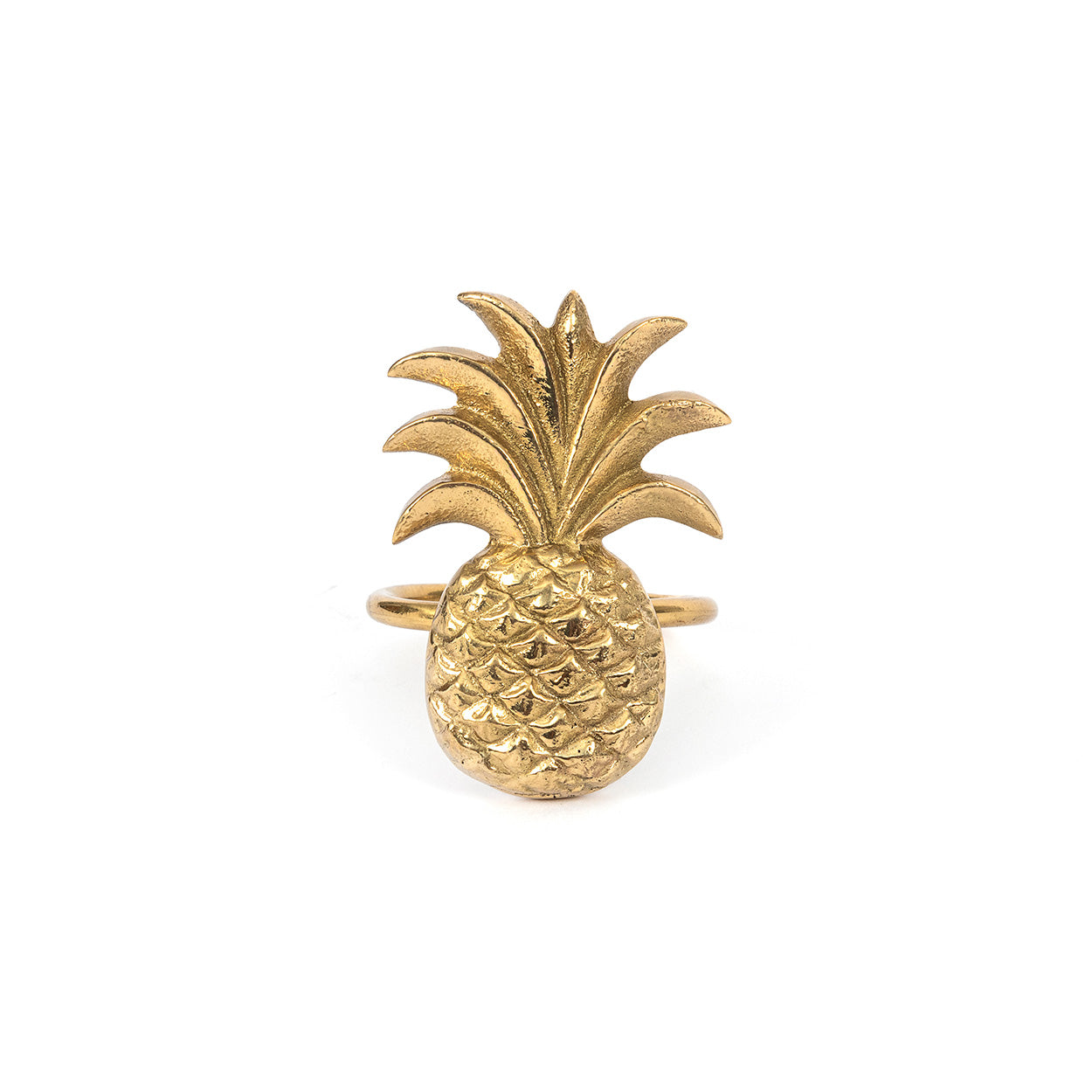 De ananasservetring - goud