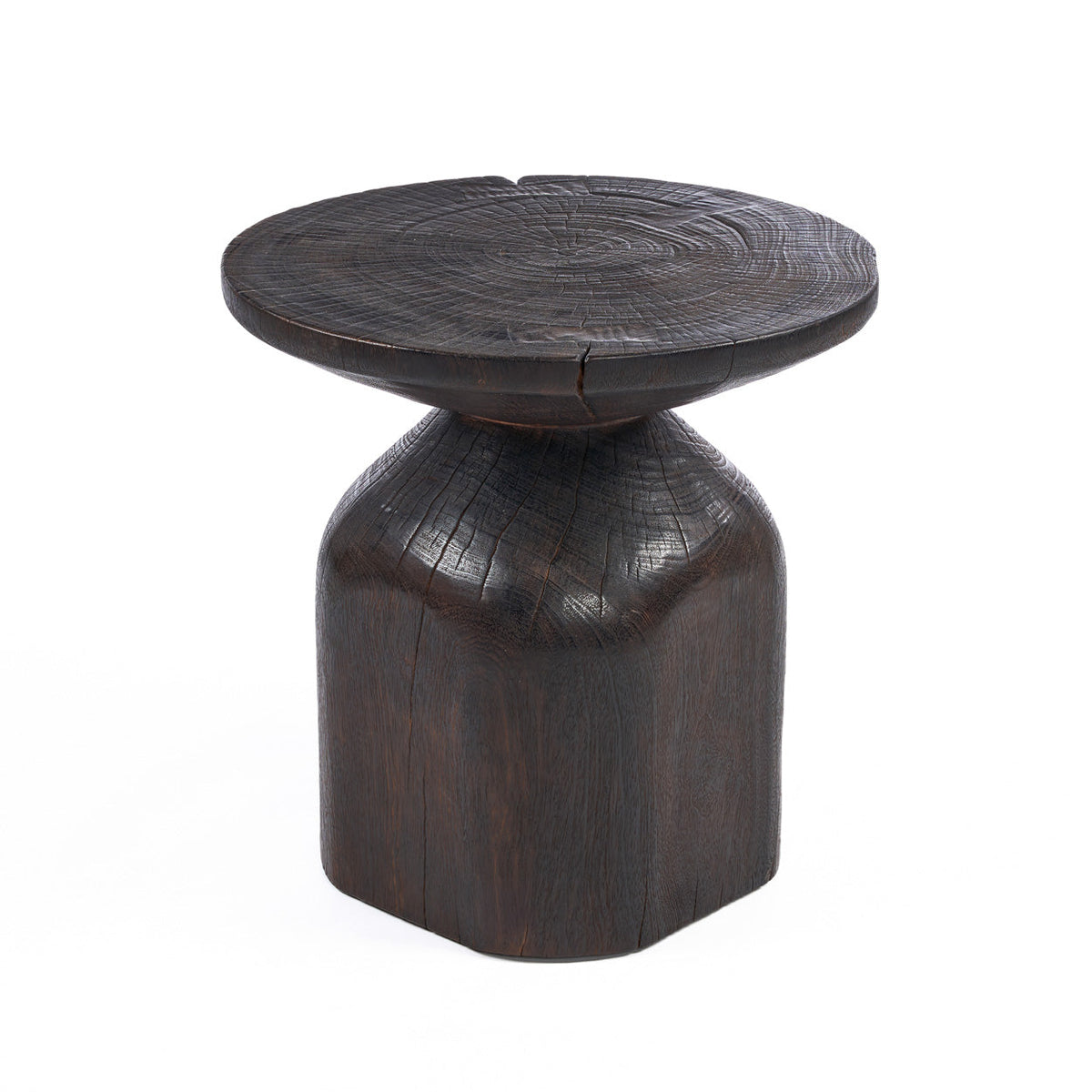 De Drumline-bijzettafel - Donker walnoot