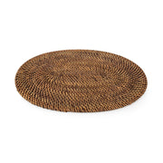 De koloniale ovale placemat - naturel bruin