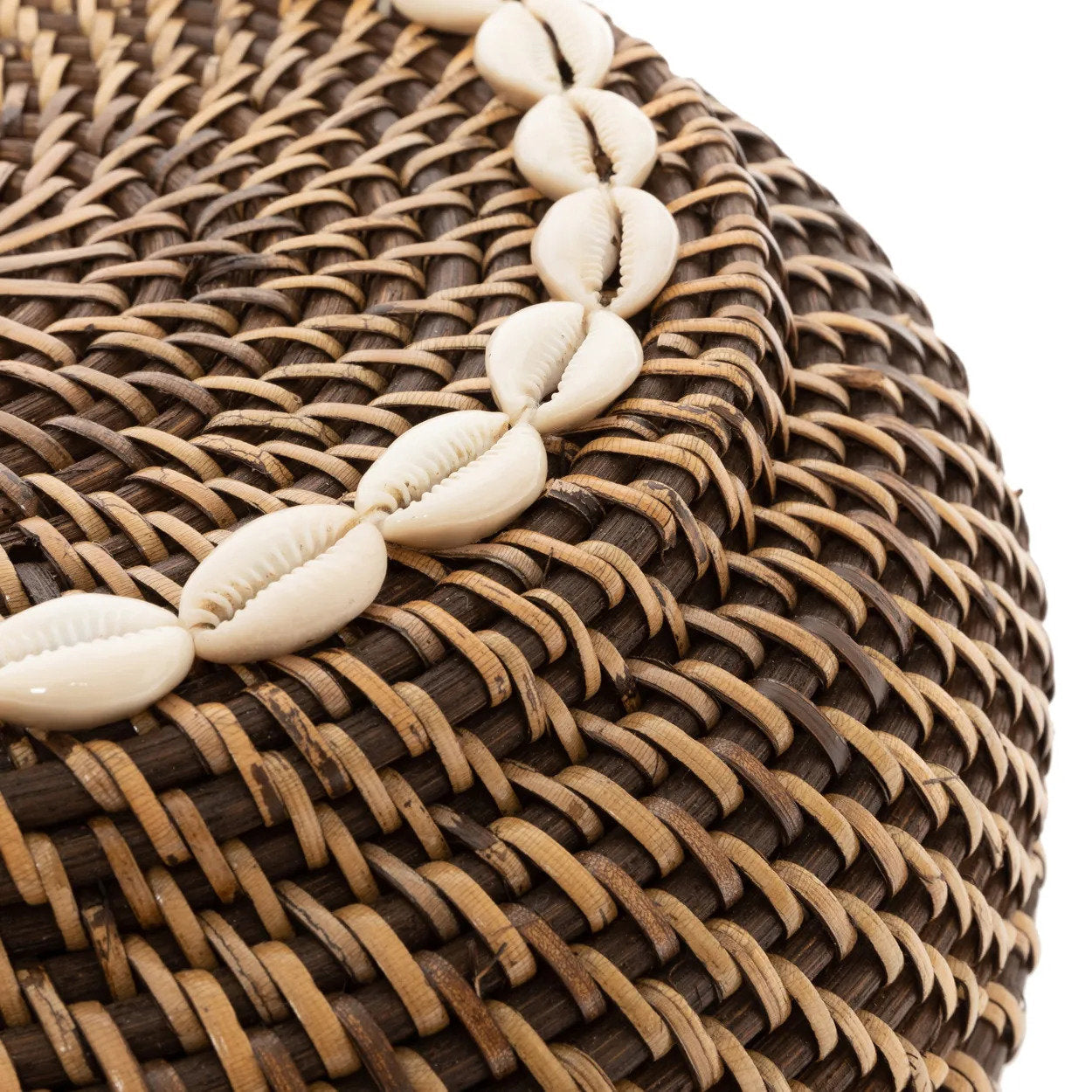 De Colonial Peek-a-Boo-mand - naturel bruin - S