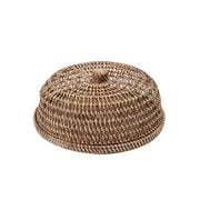De rotan voedselkap - naturel bruin - M