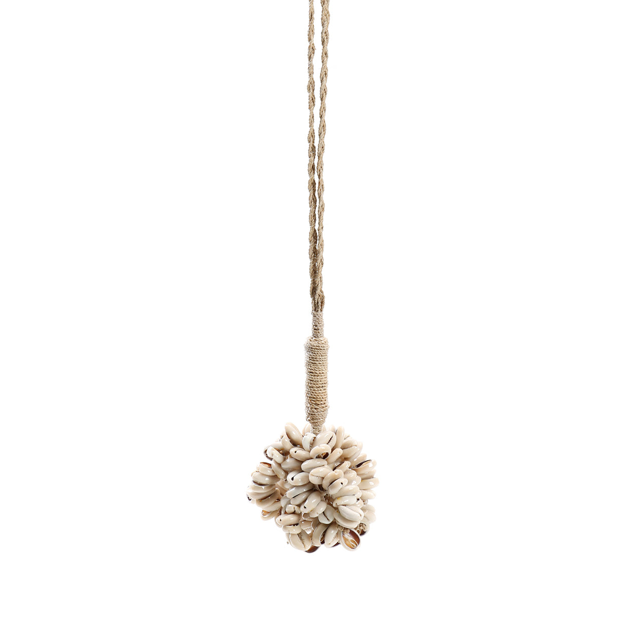Deurhanger met kauri-schelpkwast - naturel