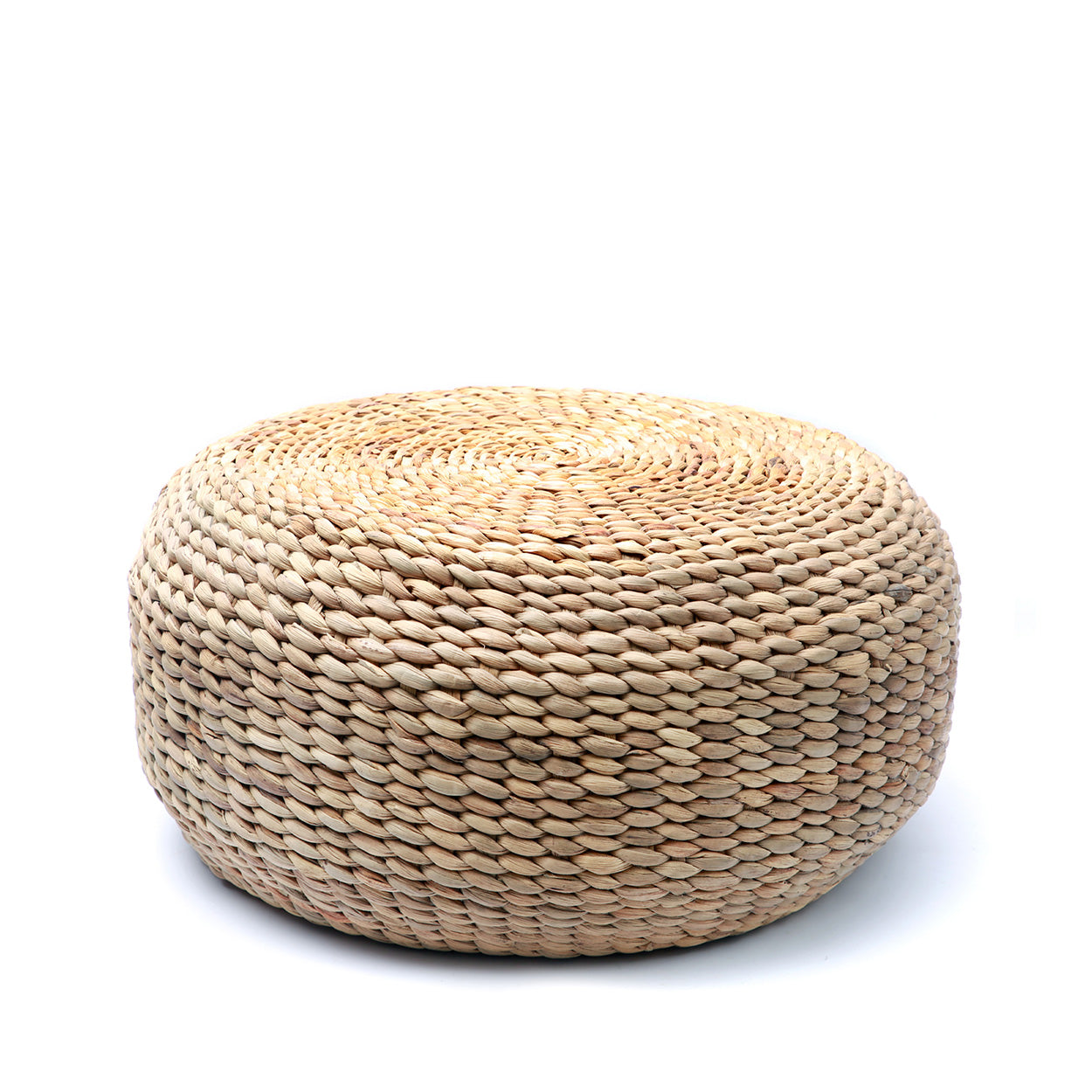 De poef van waterhyacint - Naturel - M