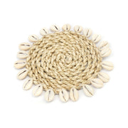De Raffia Schelpenonderzetter - Naturel