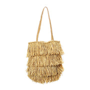 De Raffia Bahamas-tas - Naturel