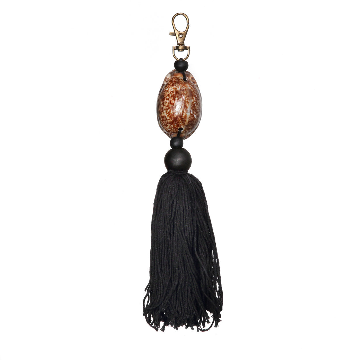 De Sumbawa-sleutelhanger - zwart-bruin
