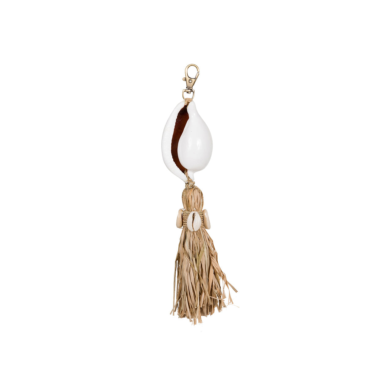 De Kubu-sleutelhanger - wit naturel