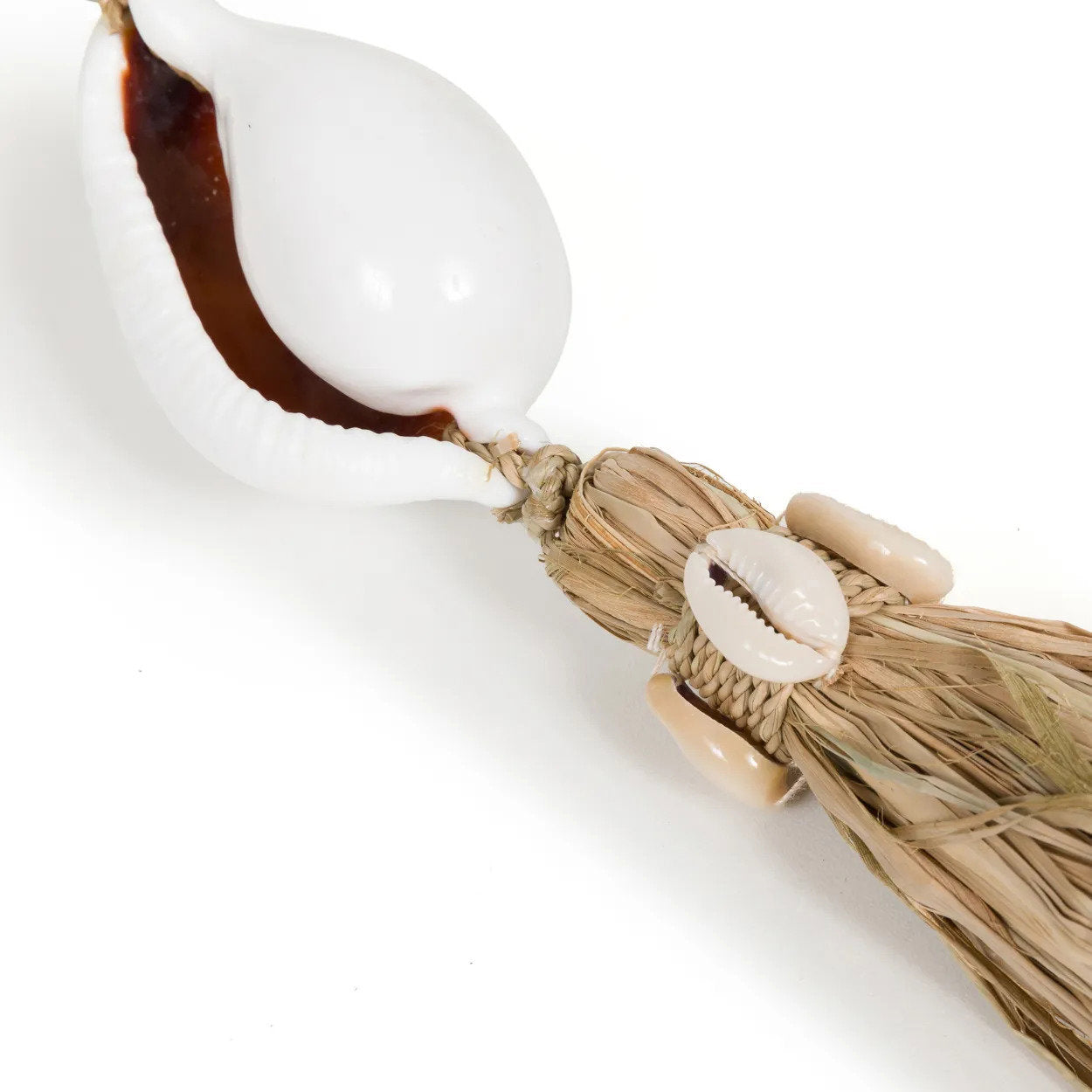De Kubu-sleutelhanger - wit naturel