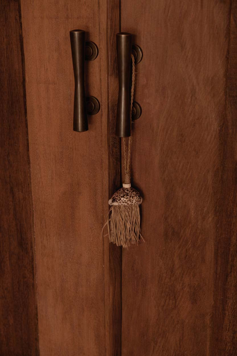 De Raffia Lupina Kwast - Naturel