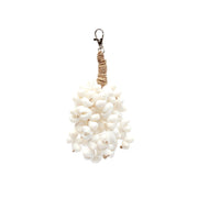 De Kai schelpsleutelhanger - wit