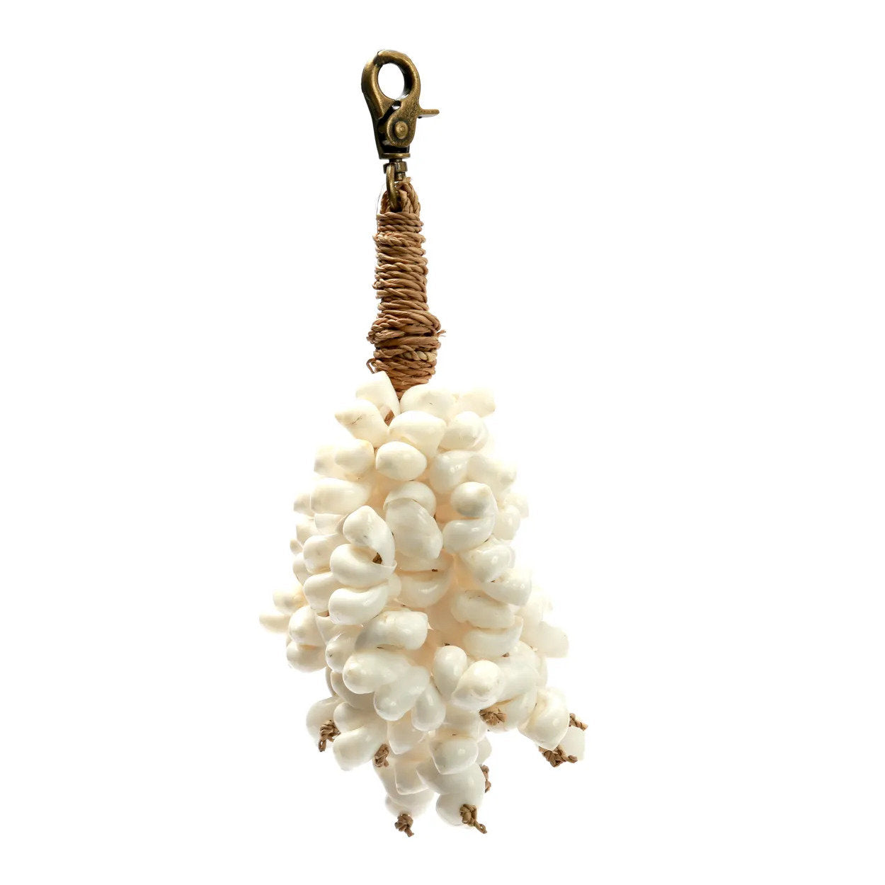 De Kai schelpsleutelhanger - wit