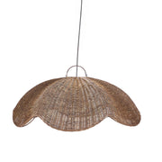 De Wave-hanglamp - Donkere walnoot - L
