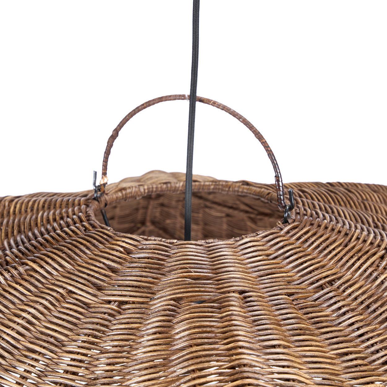De Wave-hanglamp - Donkere walnoot - L