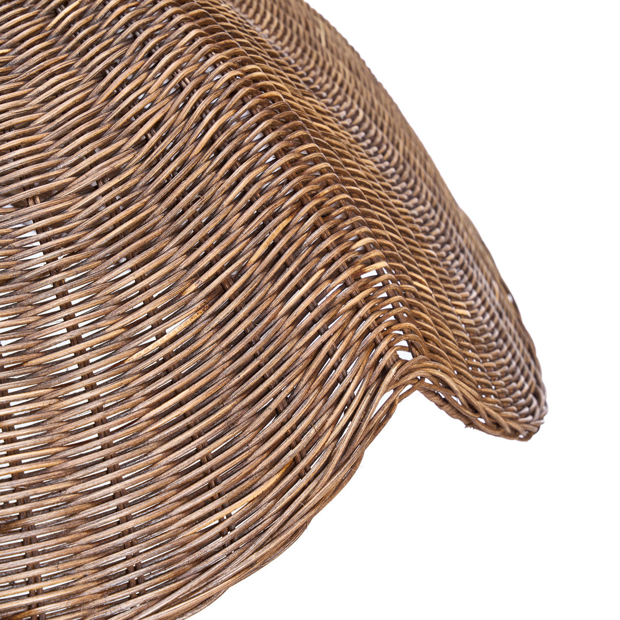 De Wave-hanglamp - Donkere walnoot - L