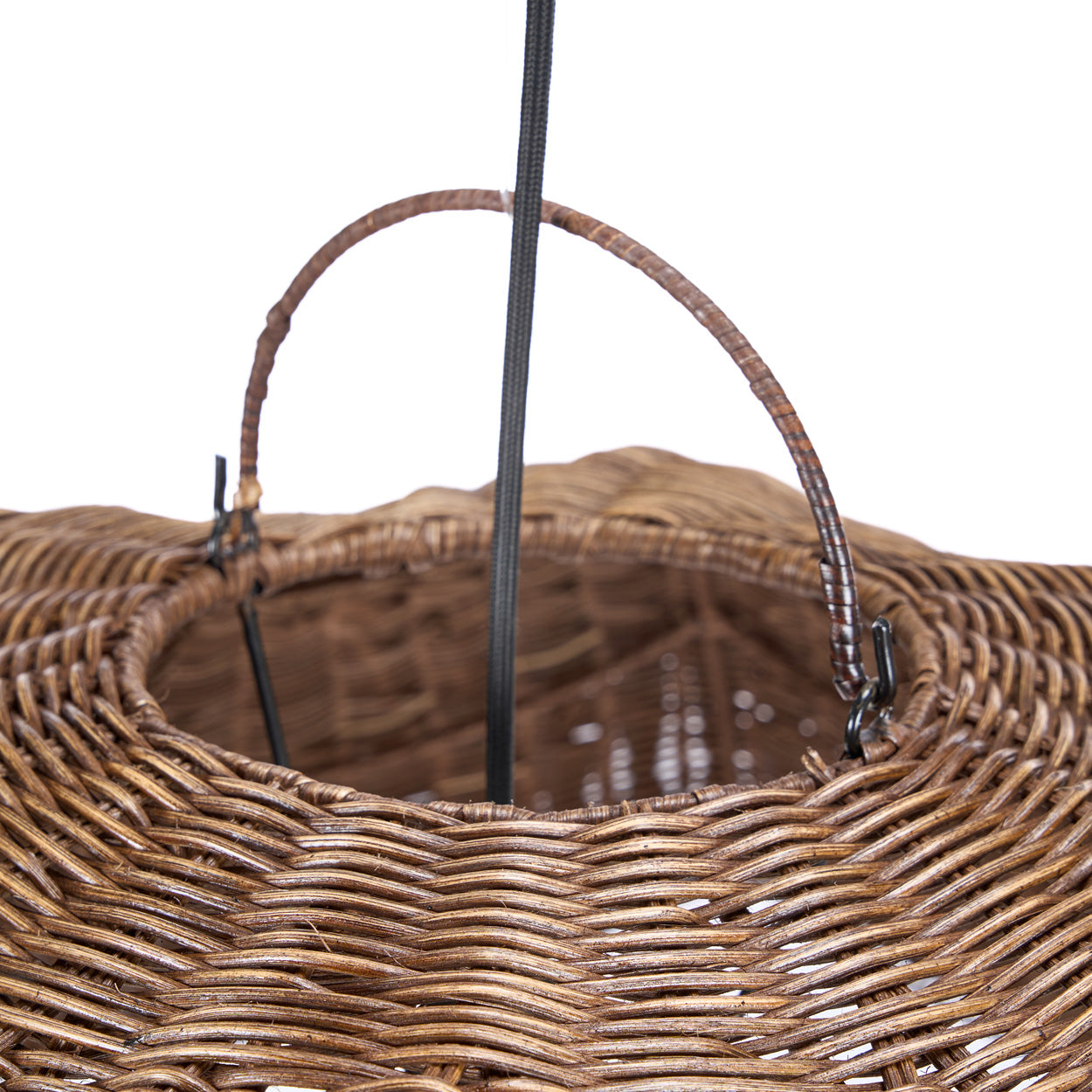 De Wave-hanglamp - Donkere walnoot - L