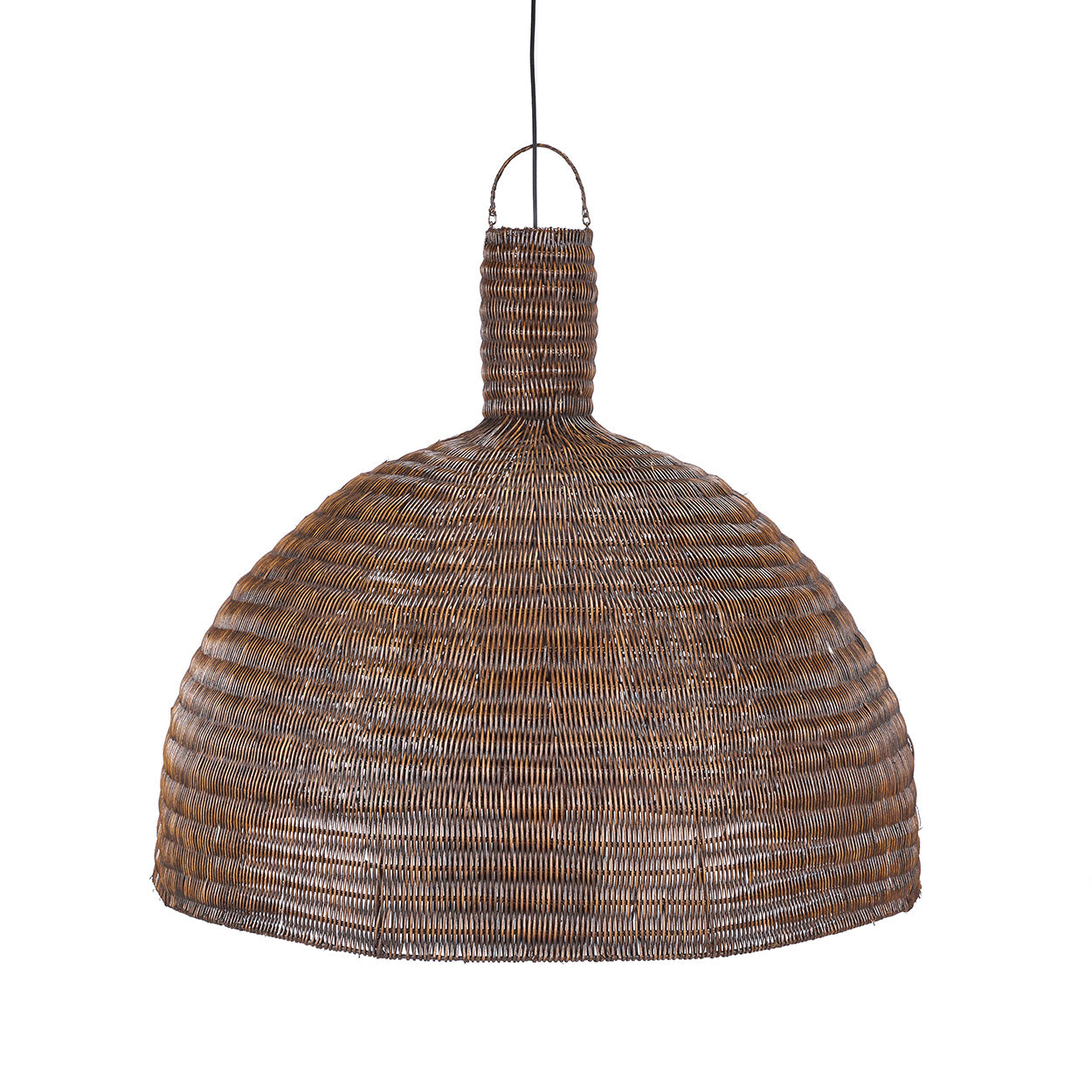 De Dome-hanglamp - Donkere walnoot - XL