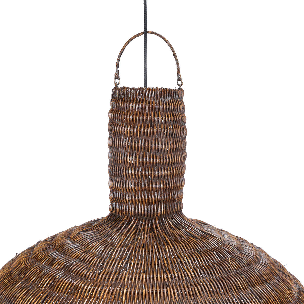 De Dome-hanglamp - Donkere walnoot - XL